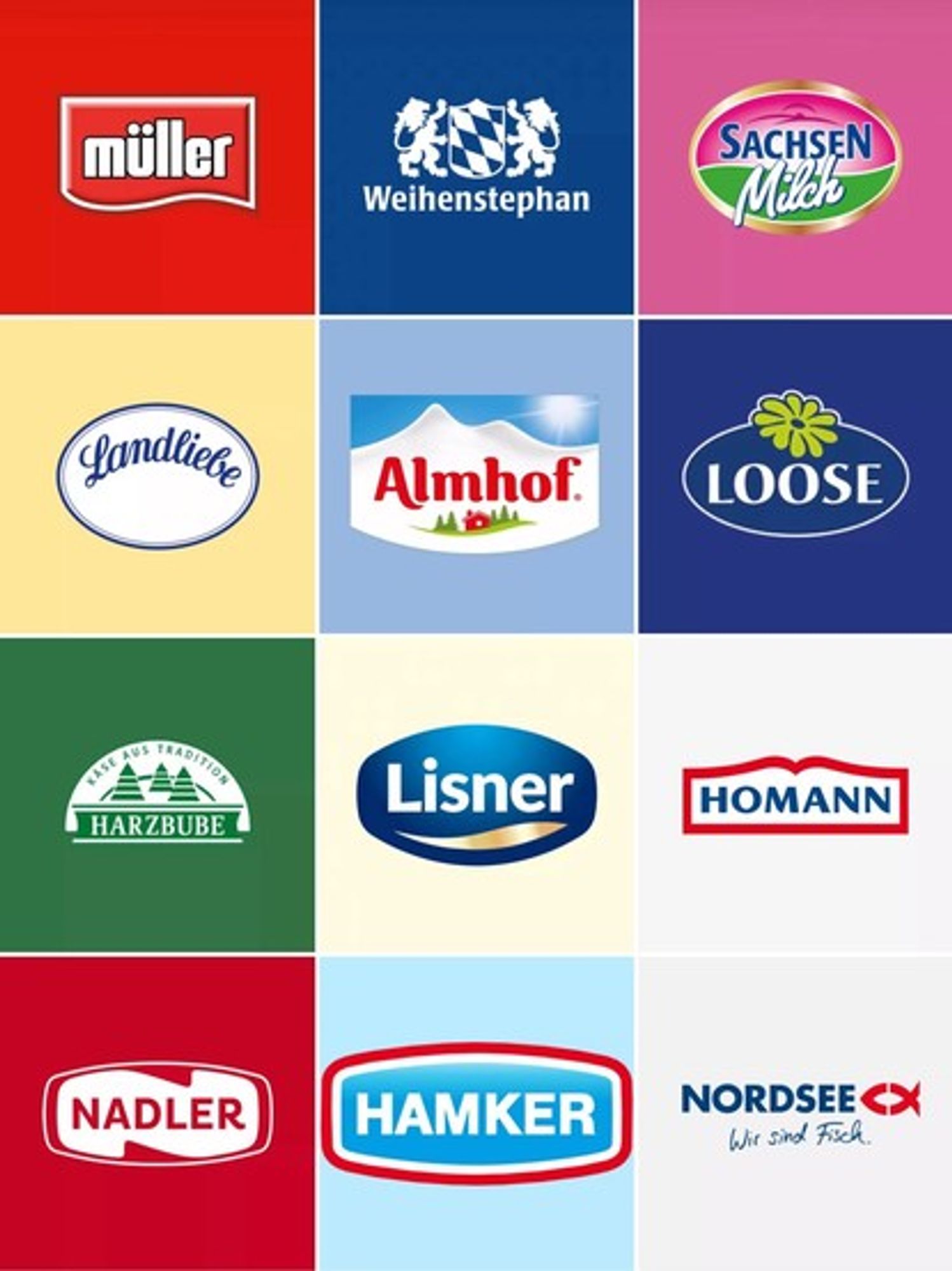 Lebensmittel- und Milchprodukte-Marken, die zu Müller Milch und damit dem offen mit Rechtsextremen kollaborierenden Theo Müller gehören: 
- Weihenstephan
- Sachsenmilch
- Landliebe
- Almhof
- LOOSE
- Harzbube
- Lisner
- Homann
- Nadler
- Hamker
- NORDSEE
