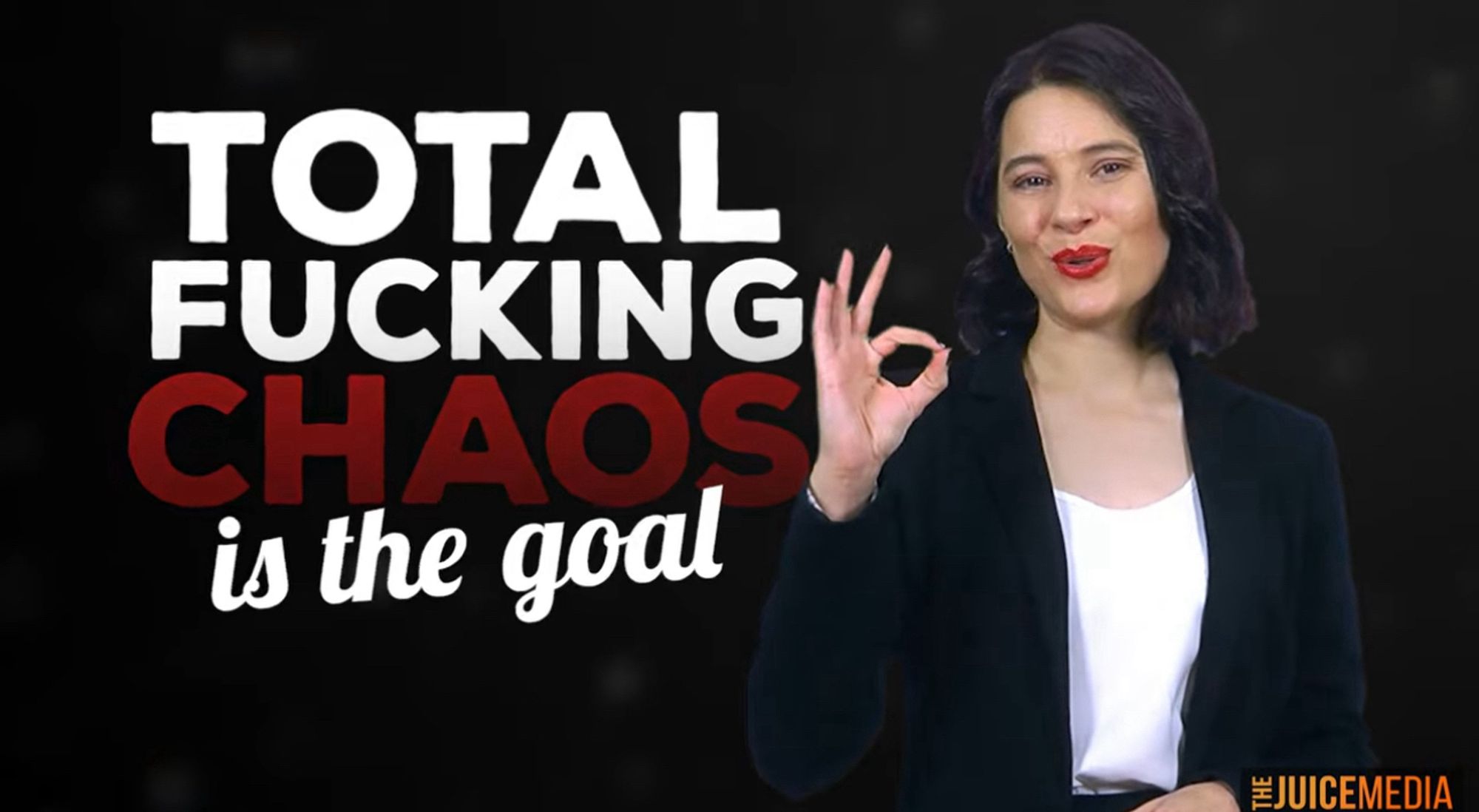 TOTAL FUCKING CHAOS is the goal
#JUICEMEDIA