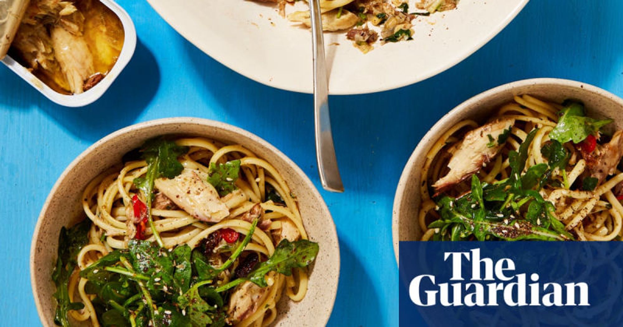 image of Yotam Ottolenghi’s tinned fish recipes for students