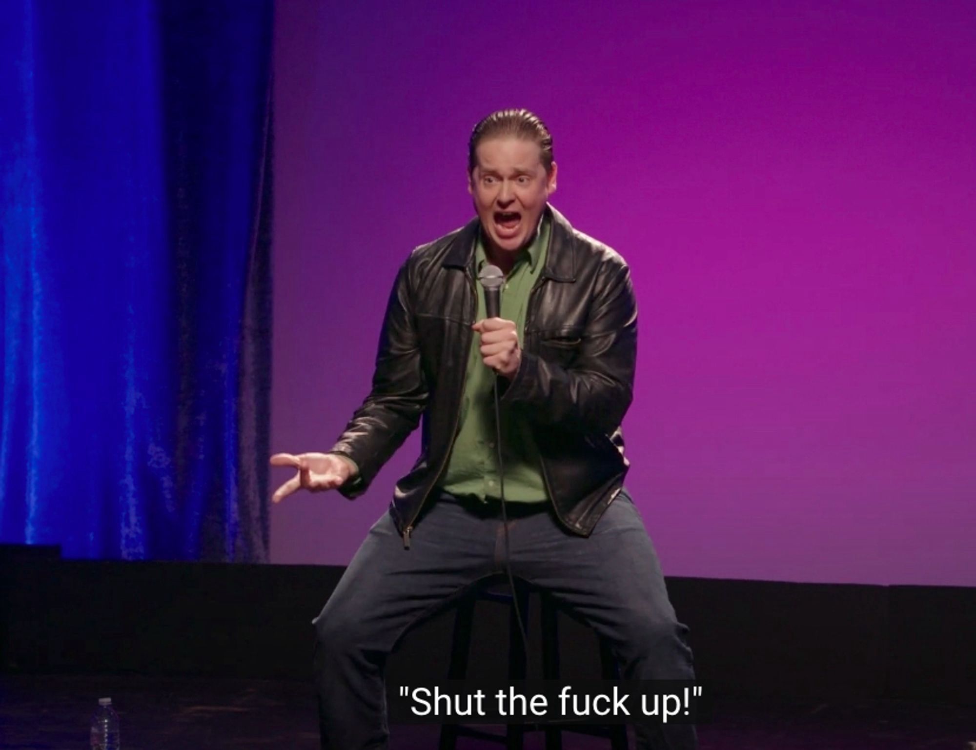 Tim Heidecker saying shut the fuck up