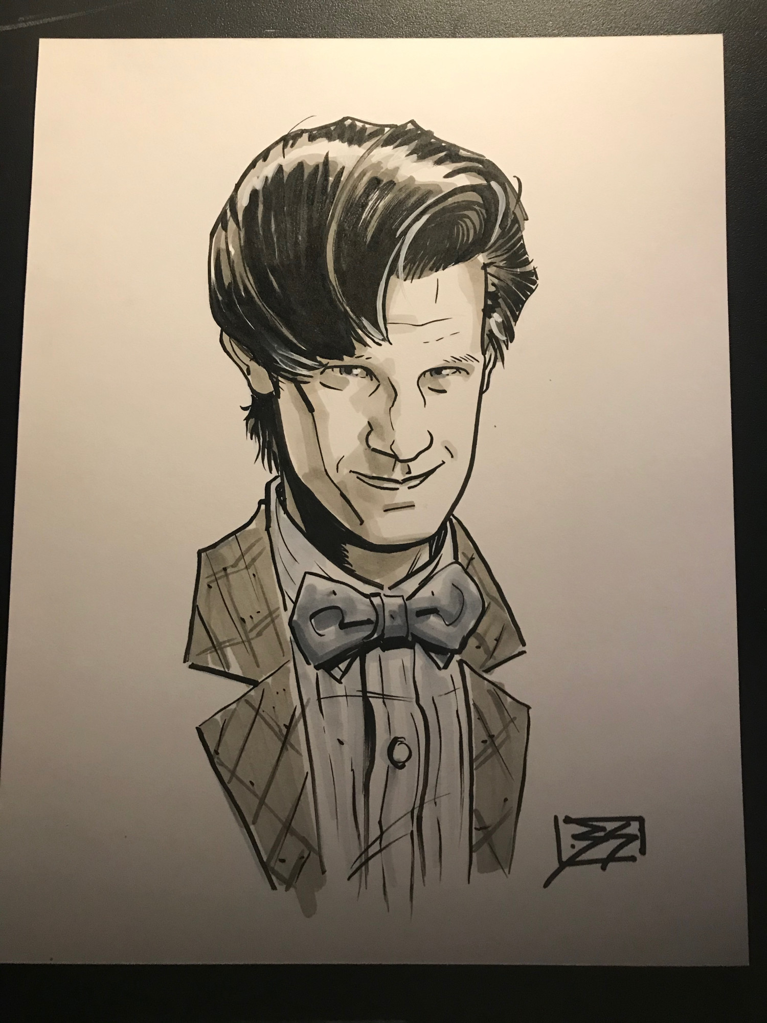 Matt Smith as the Eleventh Doctor.