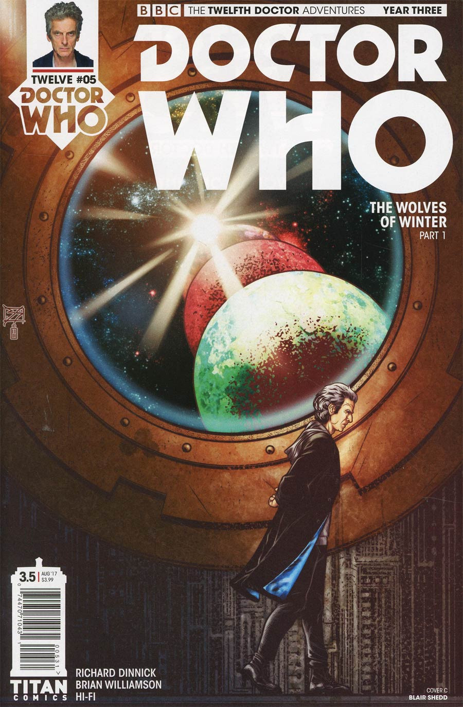 Circles in circles. Doctor Who cover for Titan Comics.