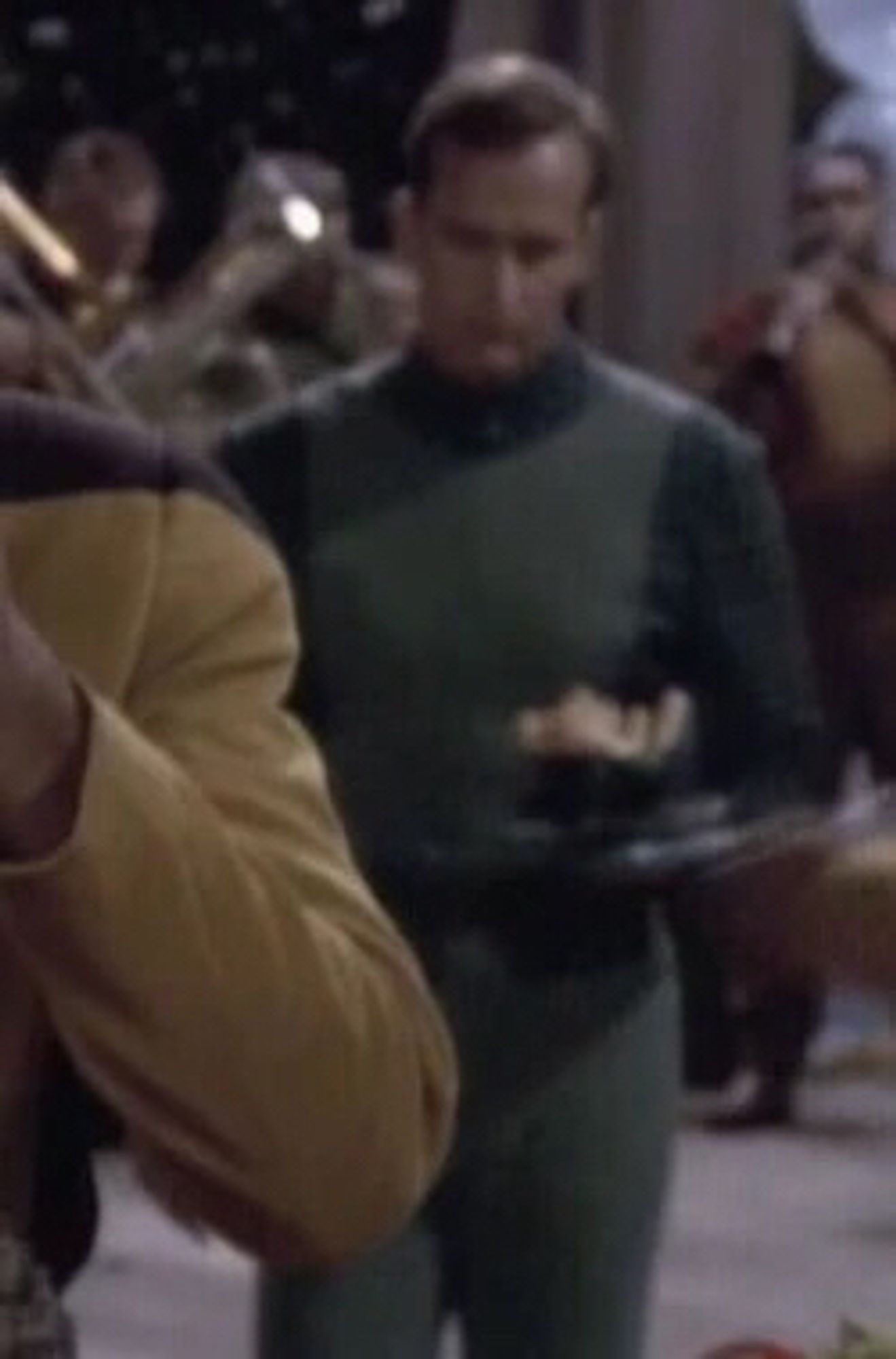 A waiter in Star Trek where they don’t have money meaning this is the thing he most absolutely wants to do in the world