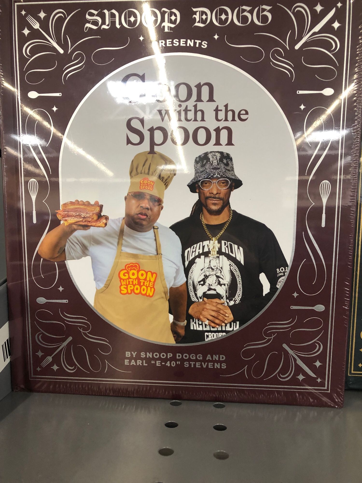 A Snoop Dogg and E 40 book called “Goon with the Spoon”