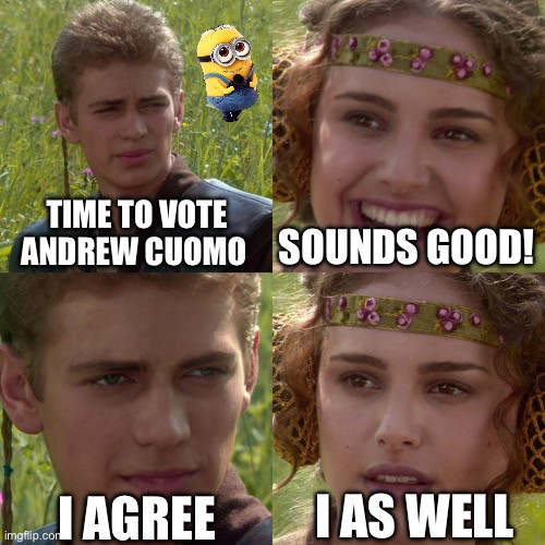 Now Padme says I as well instead of Me too 