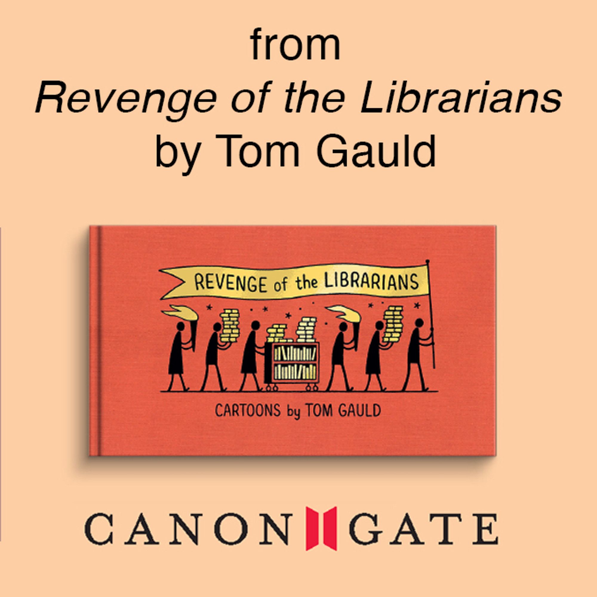 The cover of Revenge of the Librarians by Tom Gauld