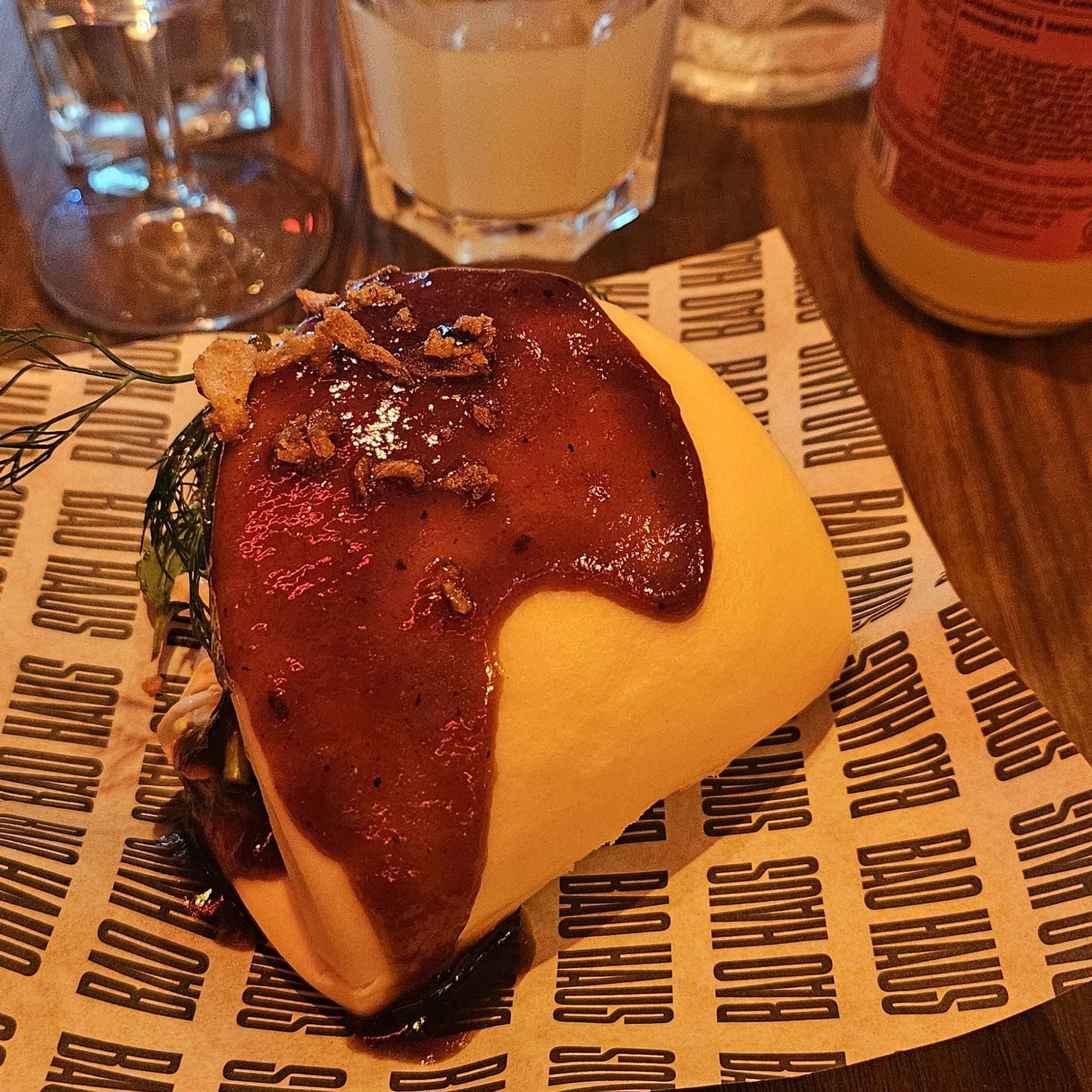 Bao boeuf et sauce soja