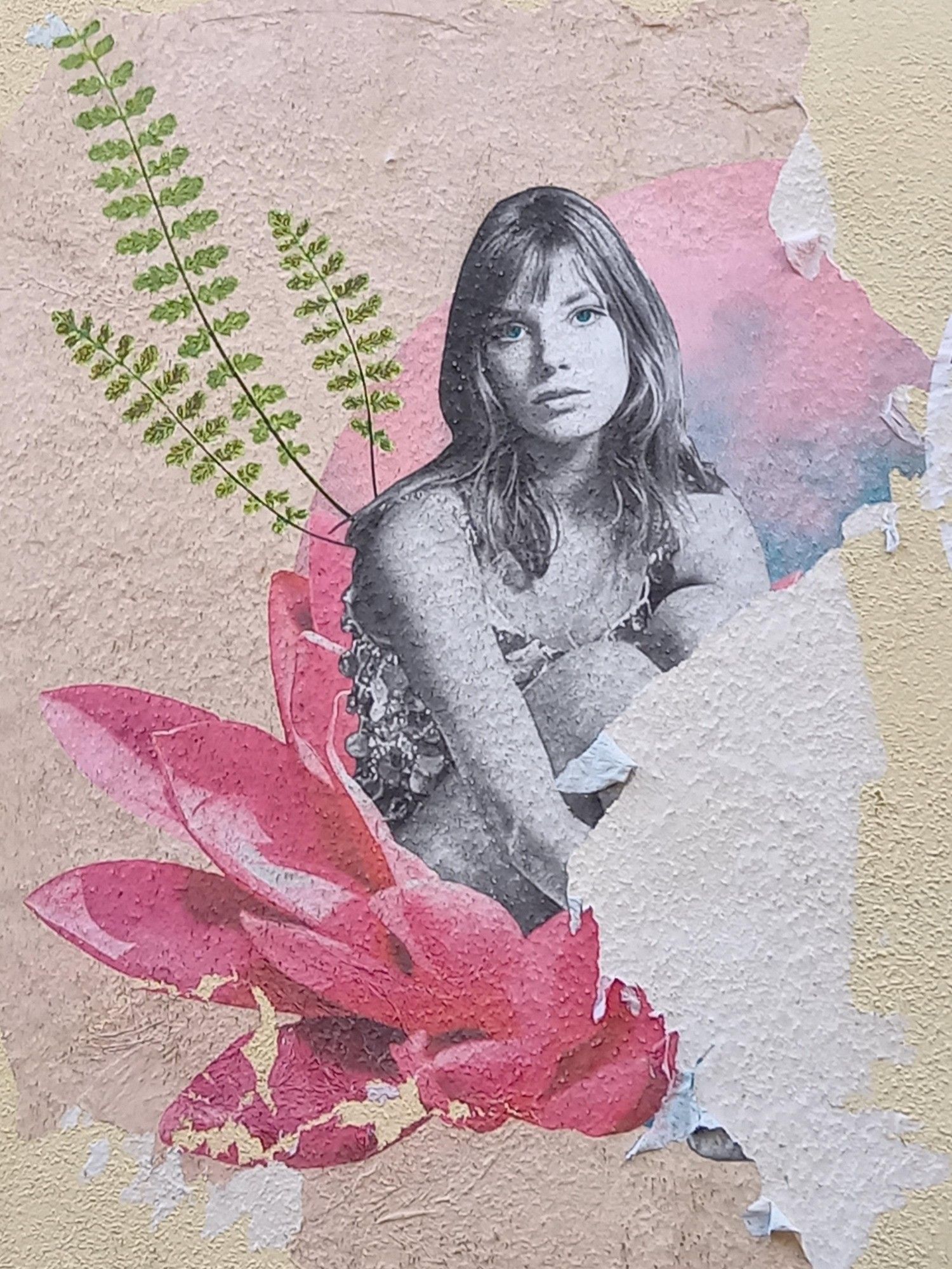 Collage : Portrait de Jane Birkin