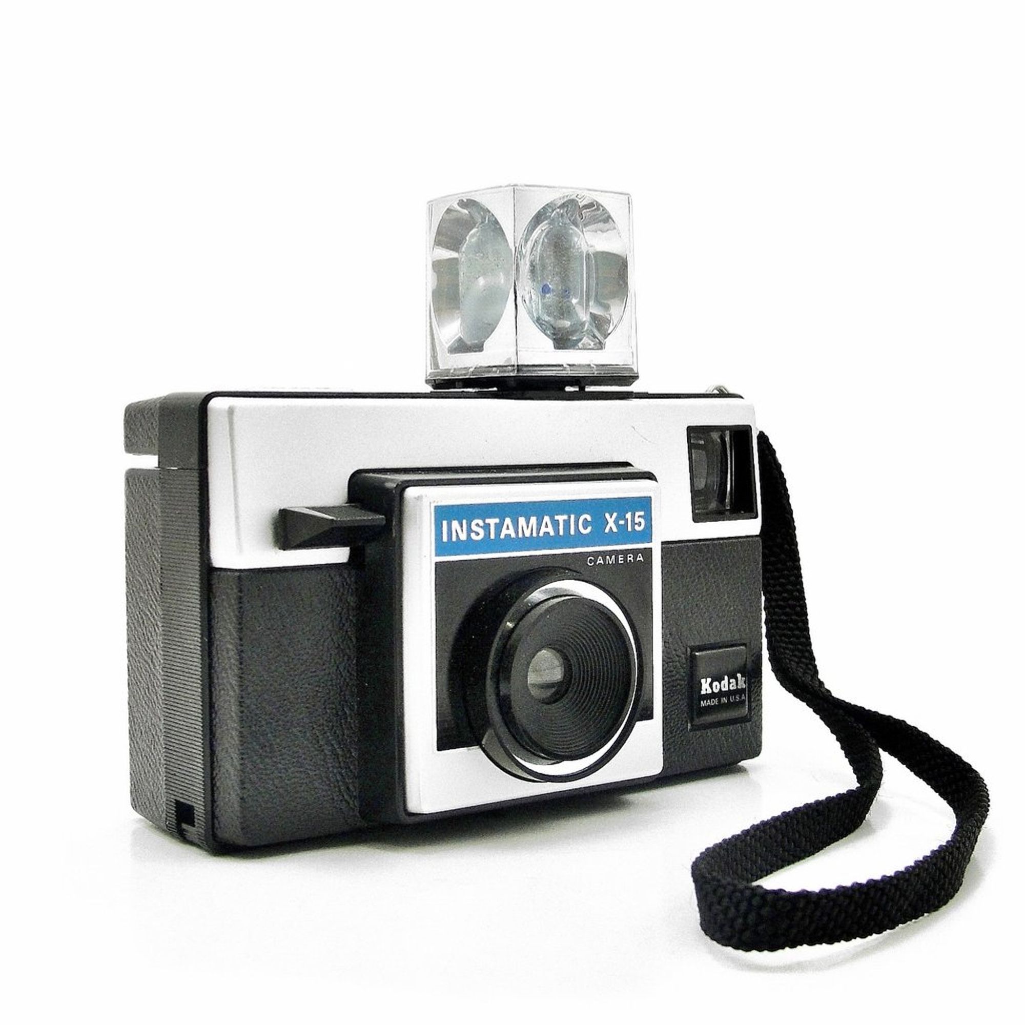 Kodak Instamatic X-15 camera. This is the first camera I ever remember using as a child.