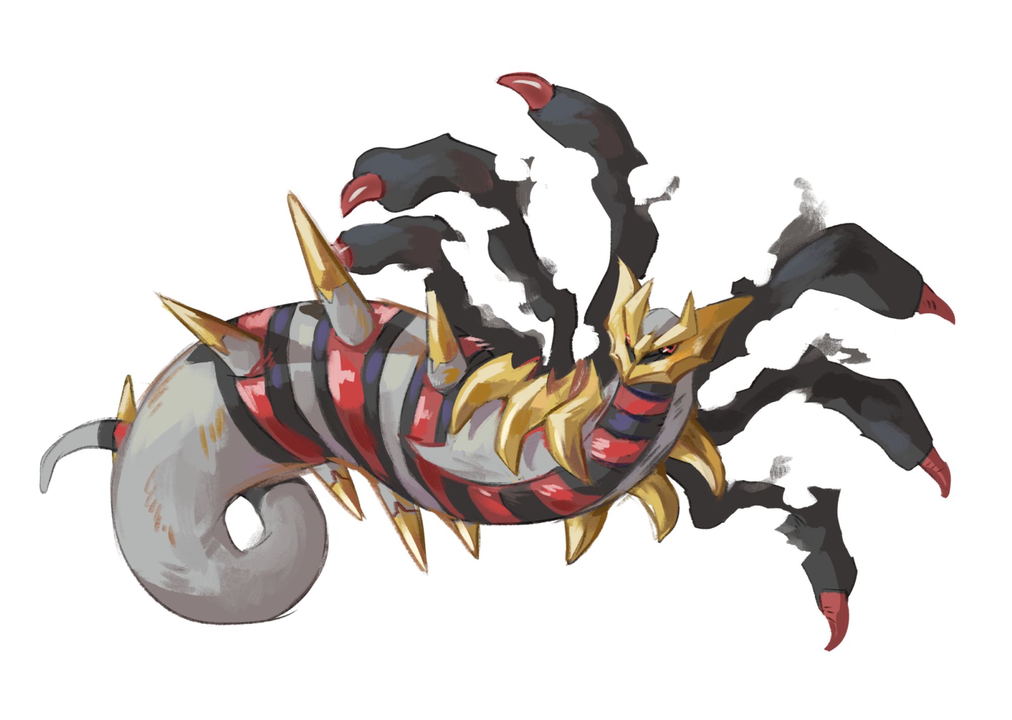 Giratina from pokemon rendered 