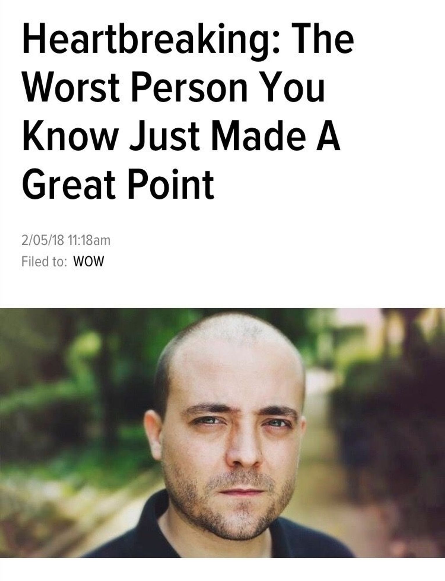 Worst person you know meme
