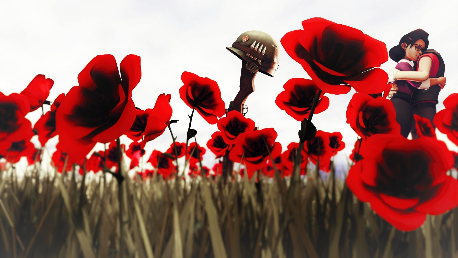 ''In Flanders Fields'' - 2016
Something World War 1 inspired, technically these should be Poppies but roses were the only kinds of flowers I could find in SFM