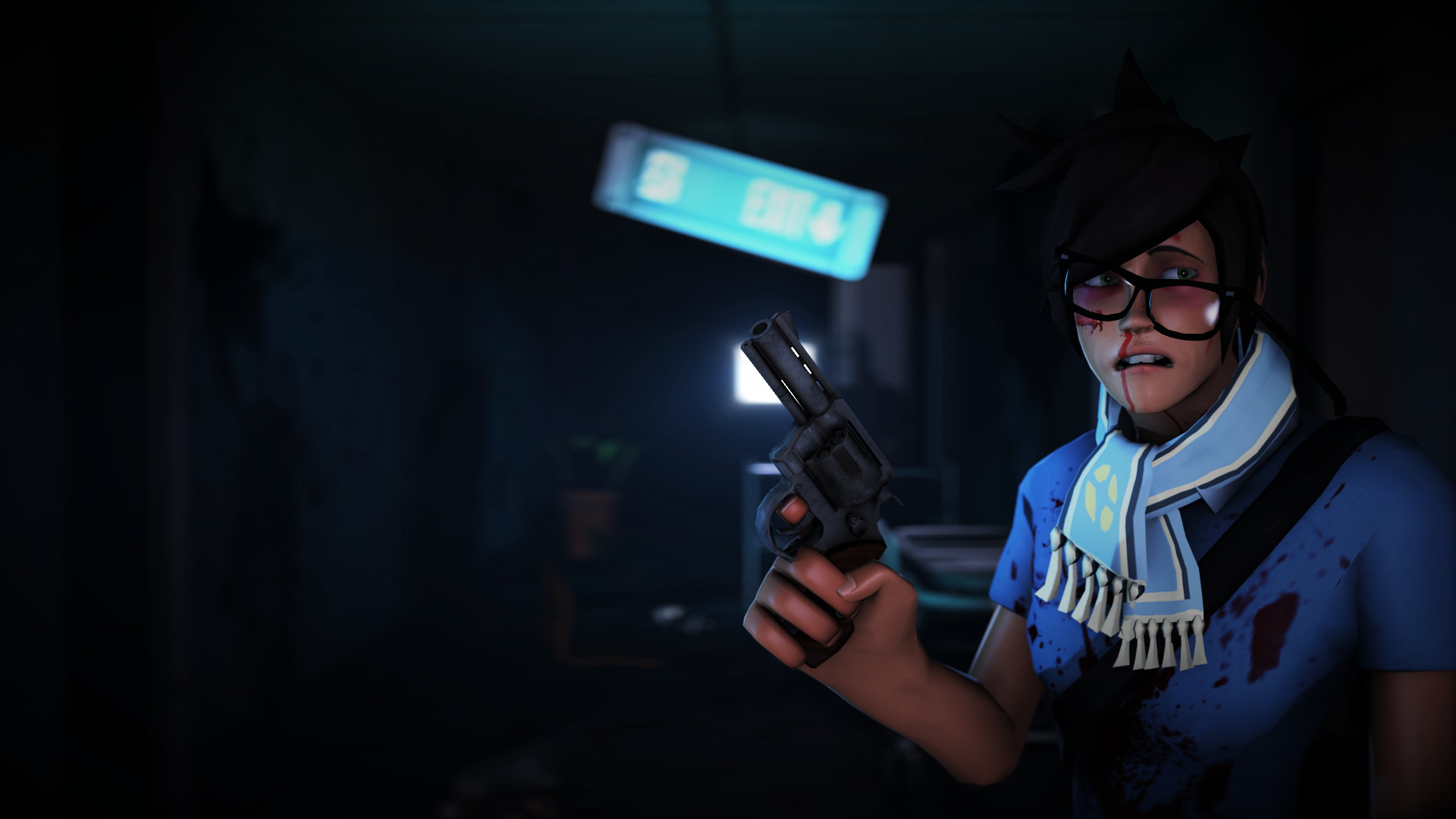 ''Death Exit'' - 2016
A 'concept art' for an old SFM series I used to make back in the day
(and yes that is the OG Gaby design)