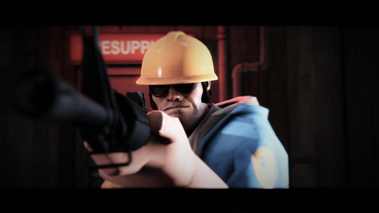 ''untitled engineer artwork'' - 2016
Engineer gaming with his brand new AR15, again an other TTRE related render