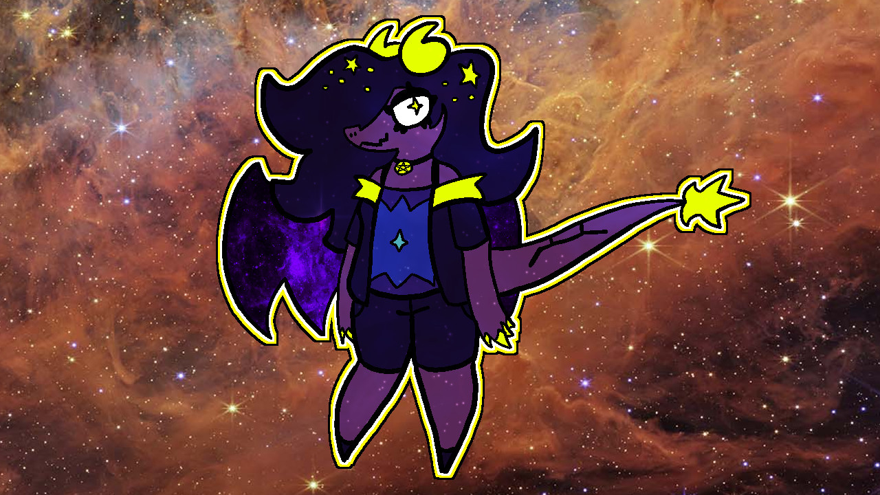 Day 5:  Mary Sue.  A new OC I made ust for this prompt that rules over the stars.