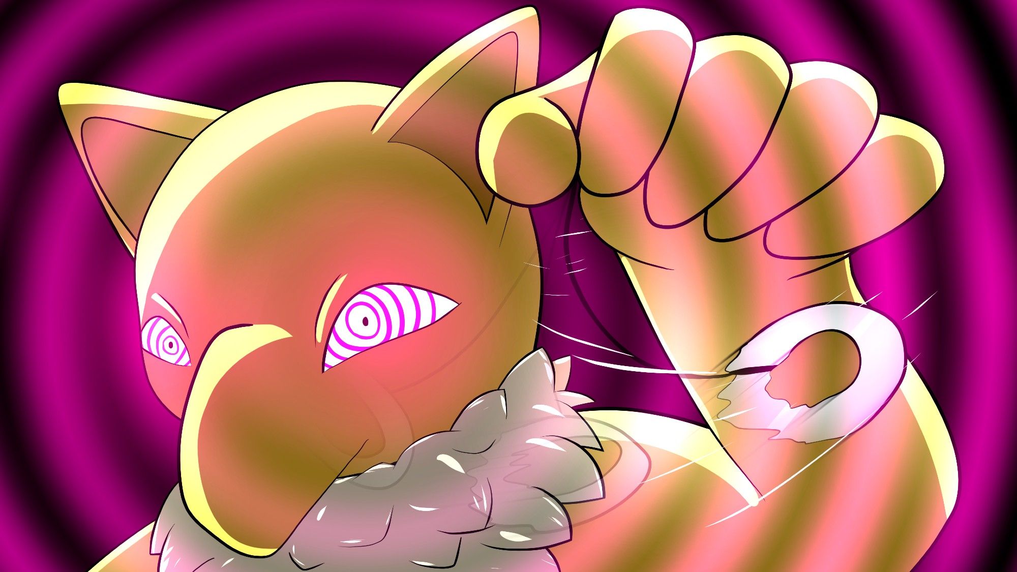 Digital art drawing of Hypno using Hypnosis