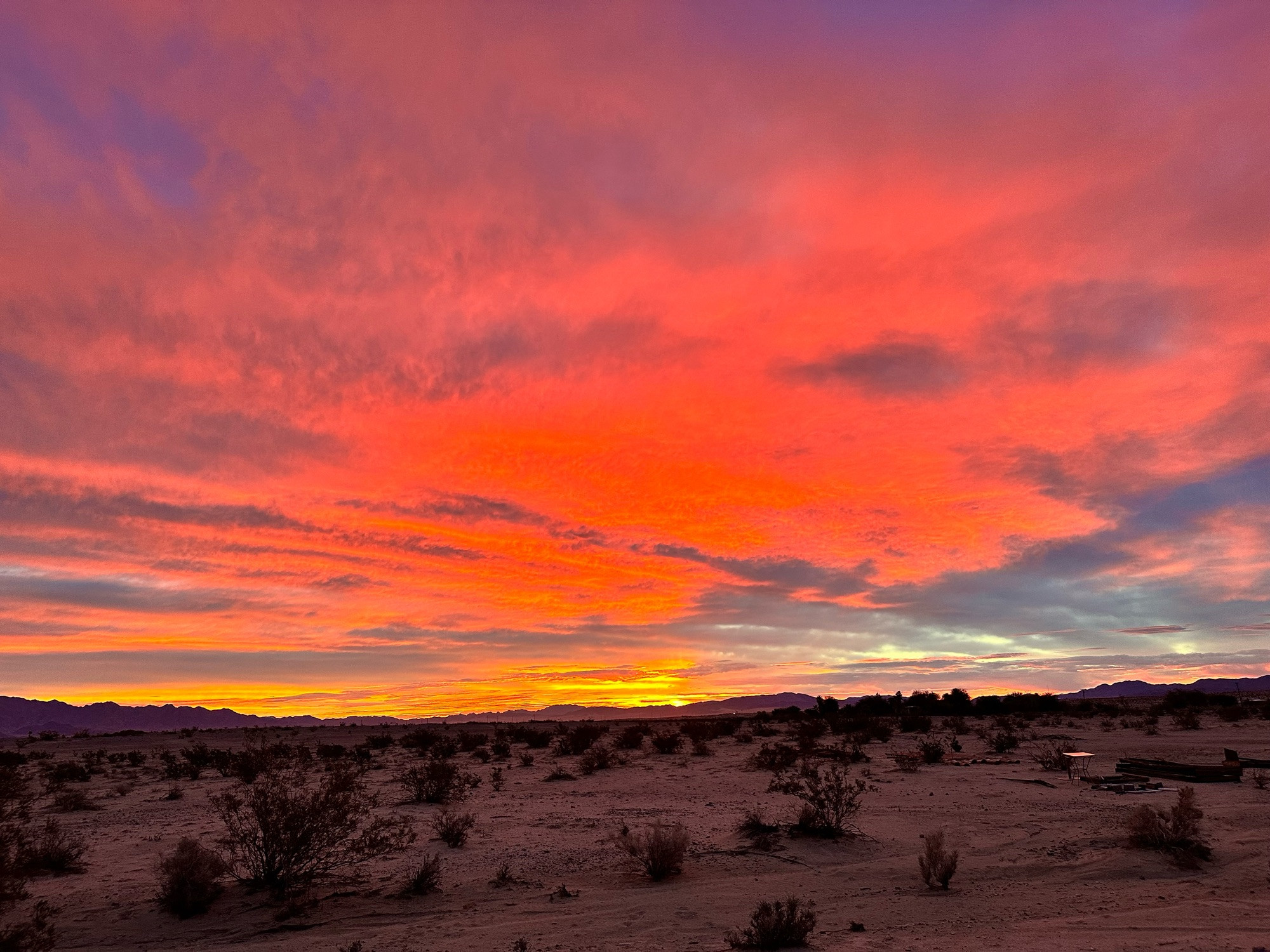 Wonder Valley Sunset