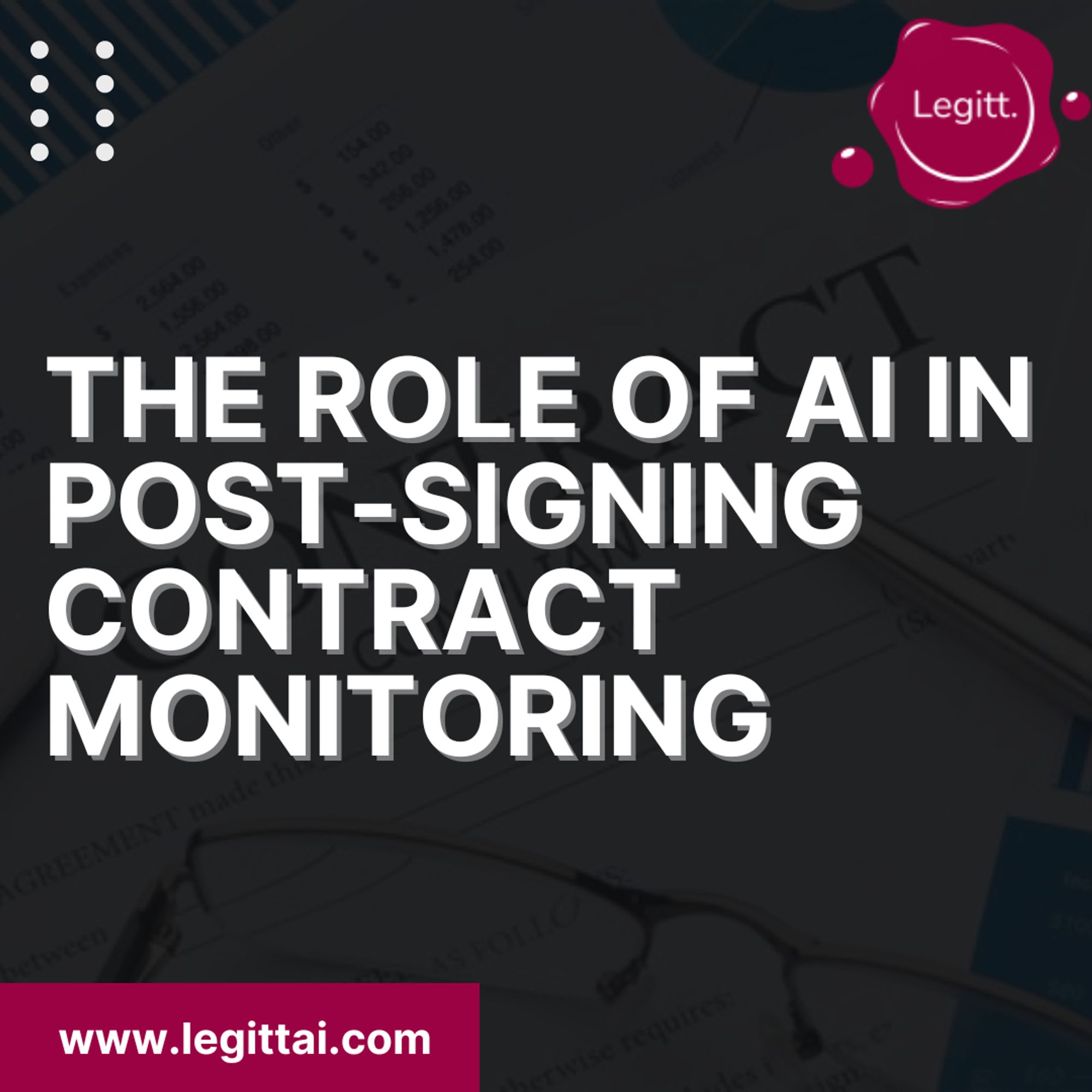 AI in Post-Signing Contract Monitoring