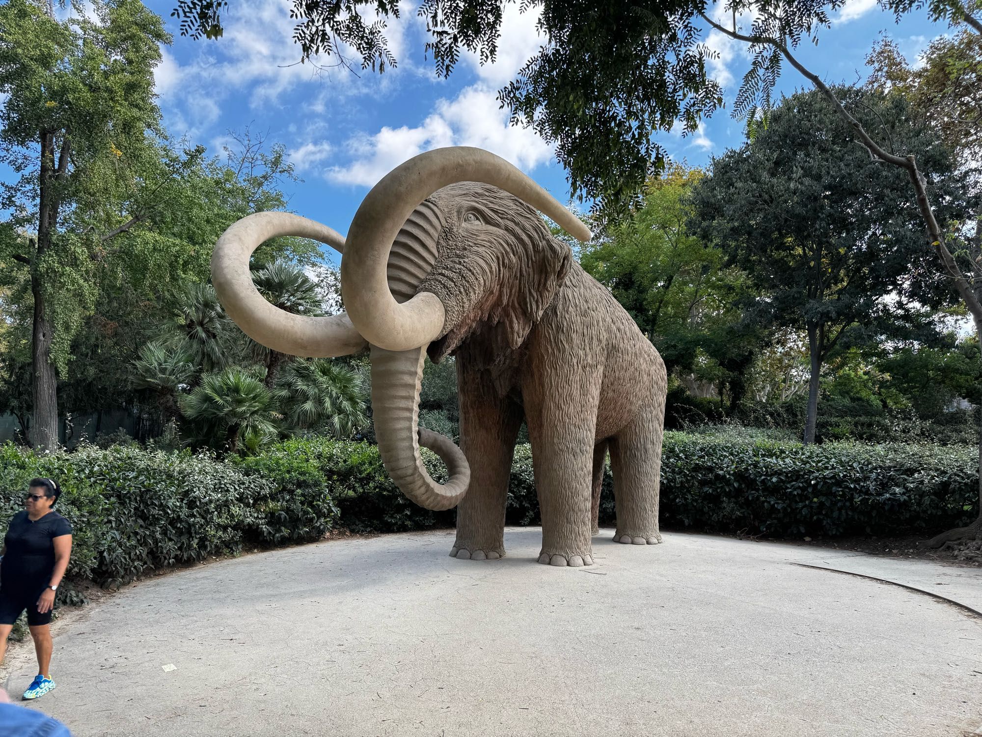 El Mamut, the life-size mammoth statue in the Parc de la Ciutadella