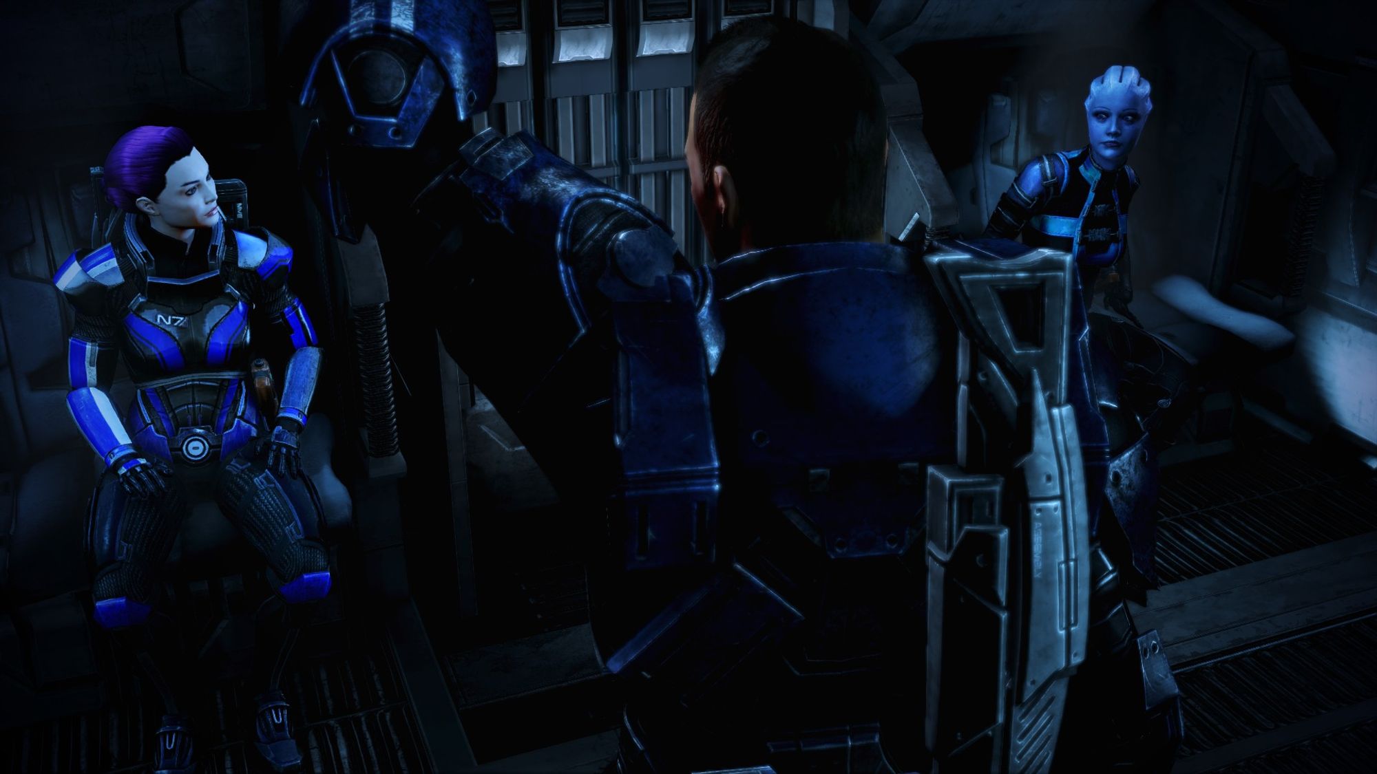 Commander RightBig Shepard in Mass Effect Legendary Edition.