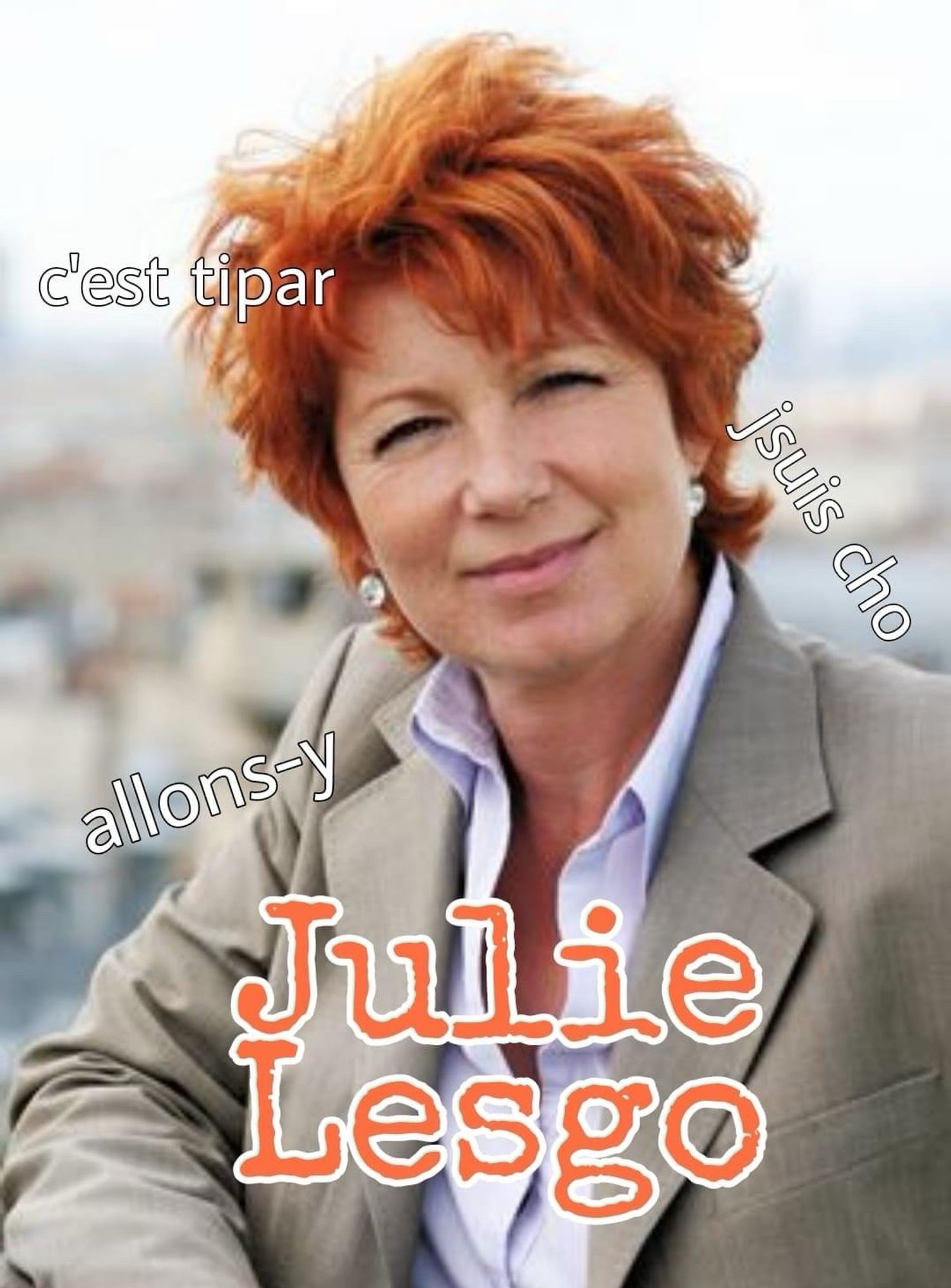 C’est parti allons-y Julie Lesgo