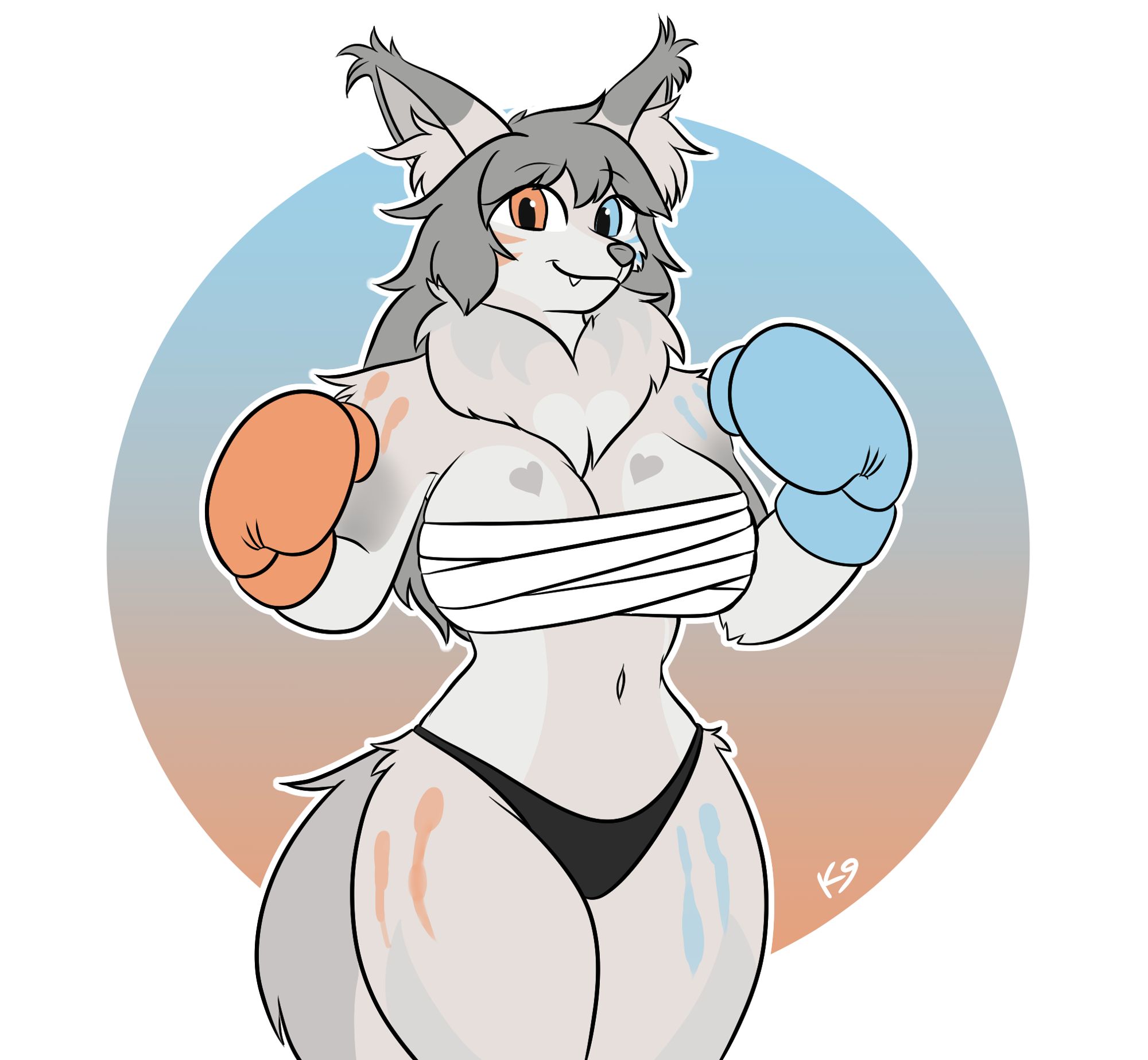 A cute boxer fox/bunny 