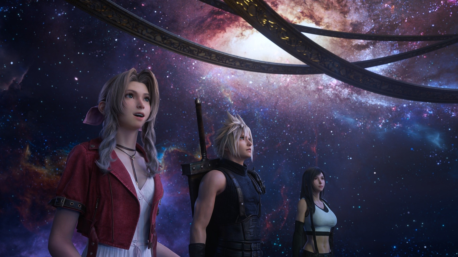 Cloud tifa and Aerith in rebirth