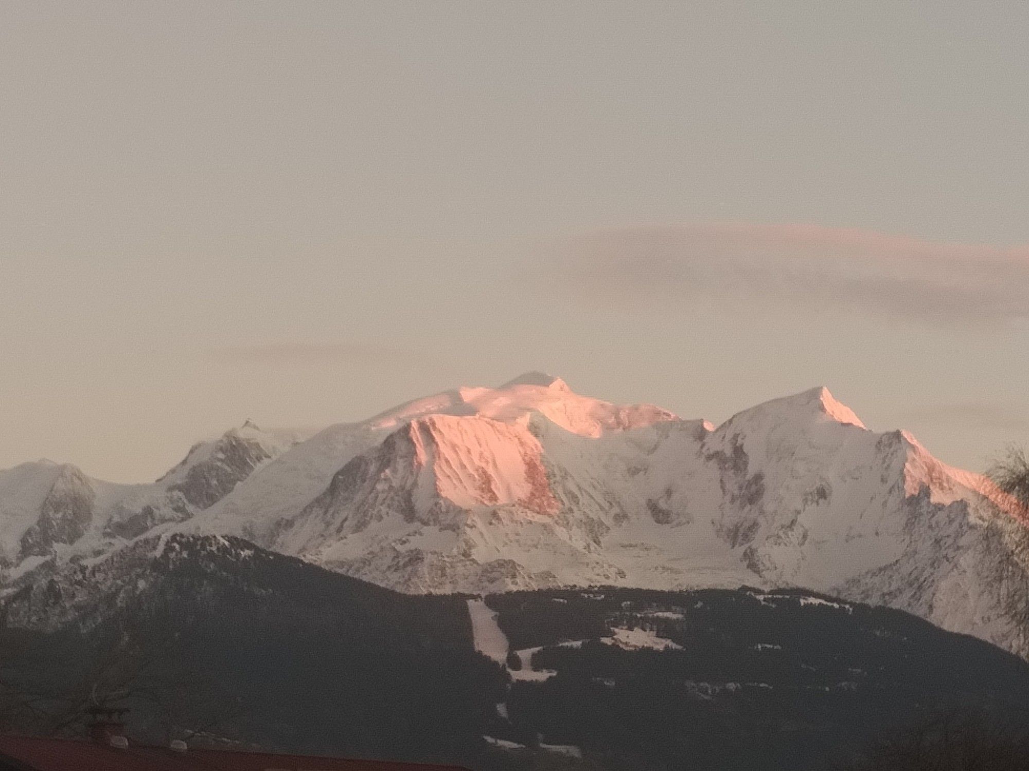 Mont blanc ce soir