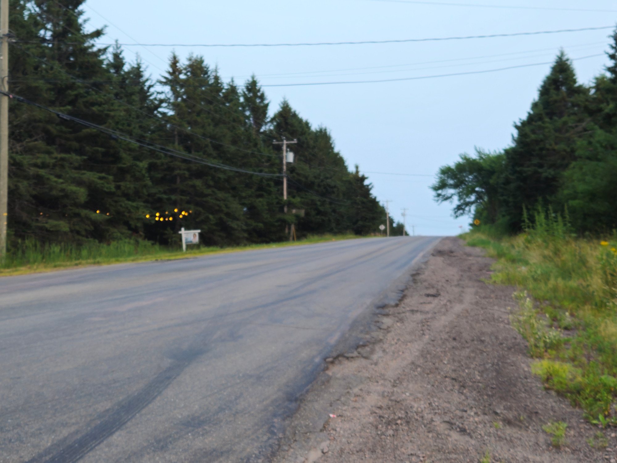 The McLaughlin Road between Communications Road & Indian Mountain Road.