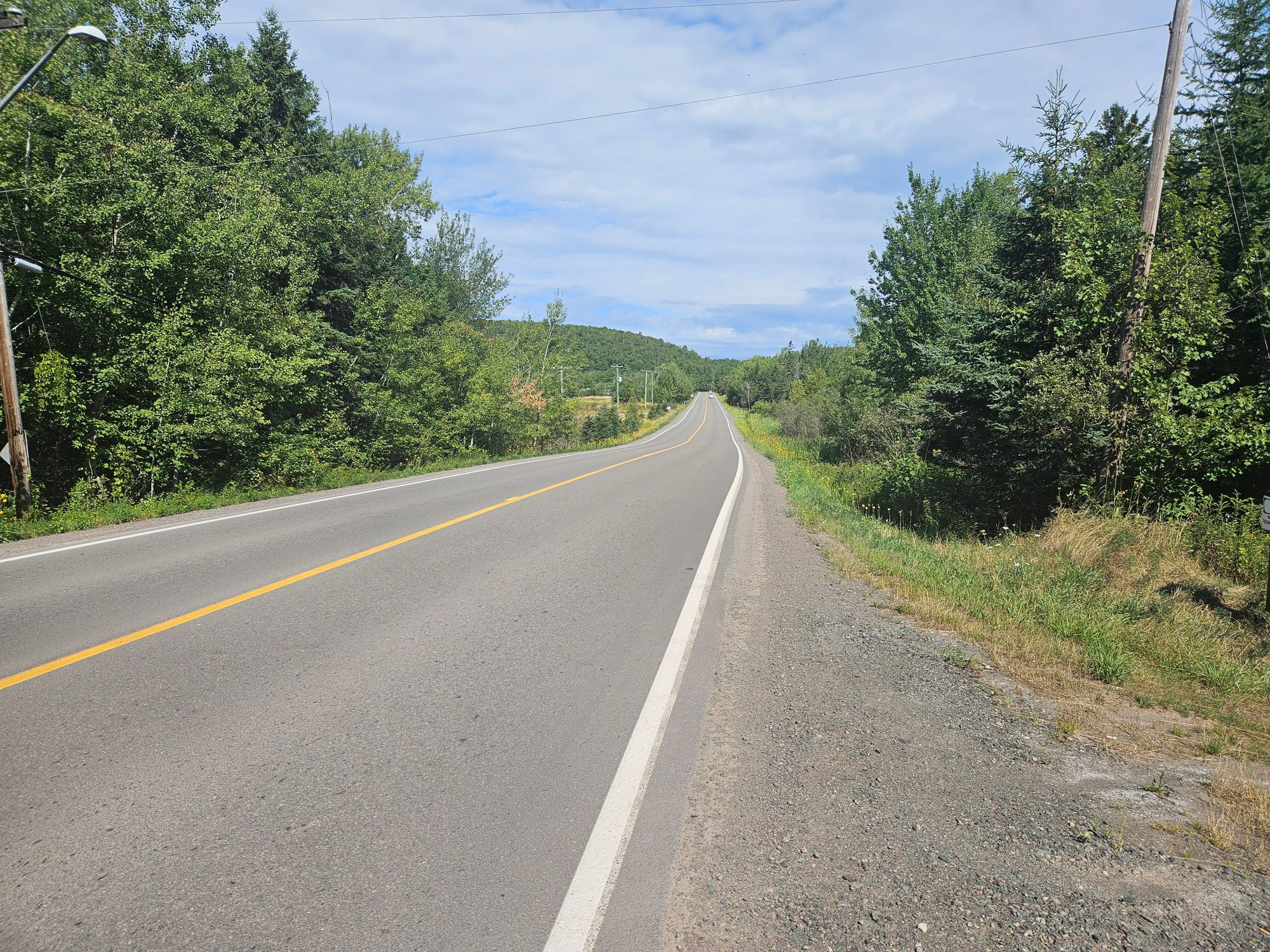 The Gorge Road. While technically inside the city, this part feel very rural & trees on both sides of the road.