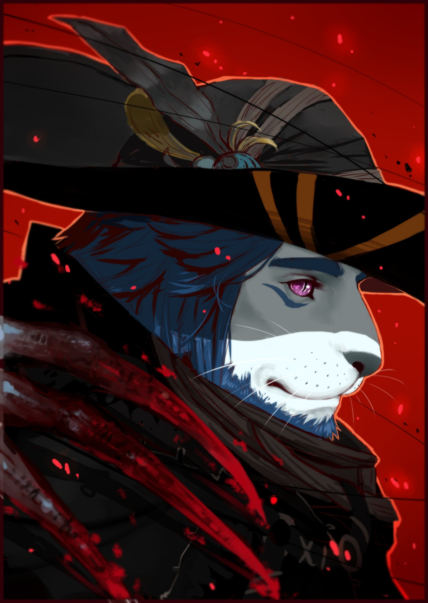 Ff14 hrothgar reaper costume and hat