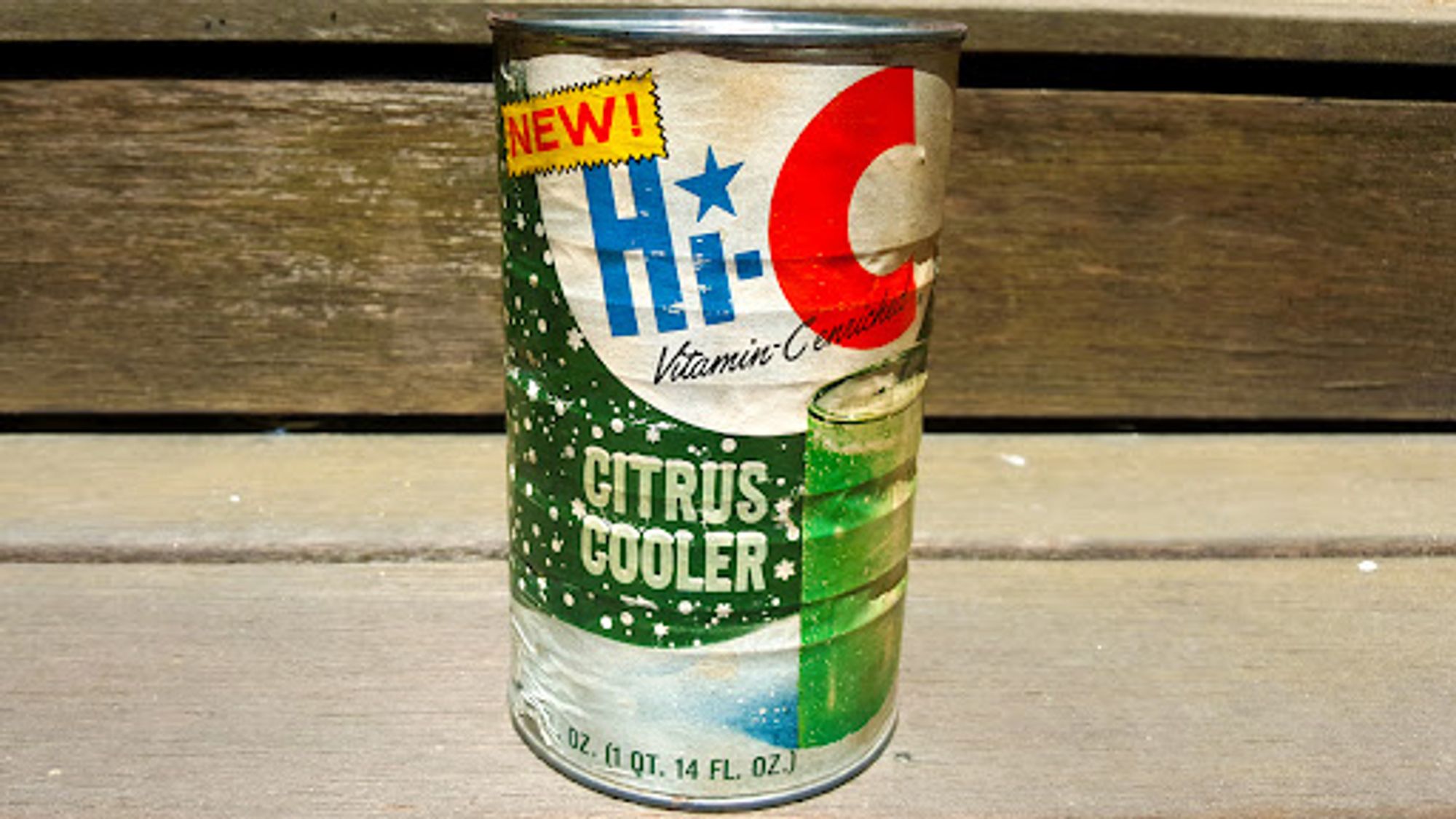 Citrus Cooler Hi-C can from the late 1960s