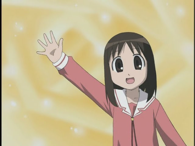 An image of Ayumu Kasuga, affectionately nicknamed Osaka, from Azumanga Daioh