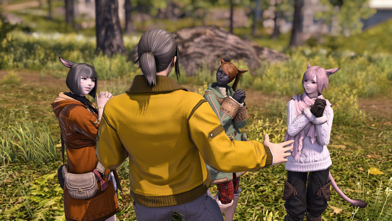 A GPOSE of Sanson and his childhood friends Leih, Tahla and Cemi. Sanson is taken aback as he is being pressured by the girls to introduce them to Guydelot.