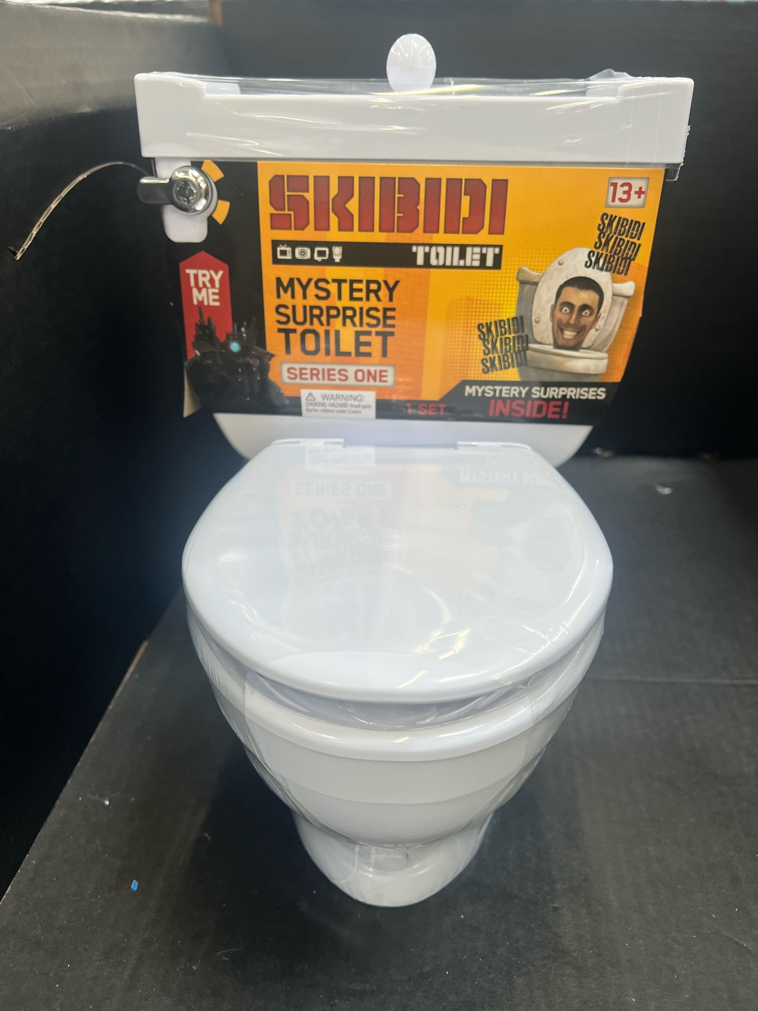 a skibidi toilet mystery surprise toy 