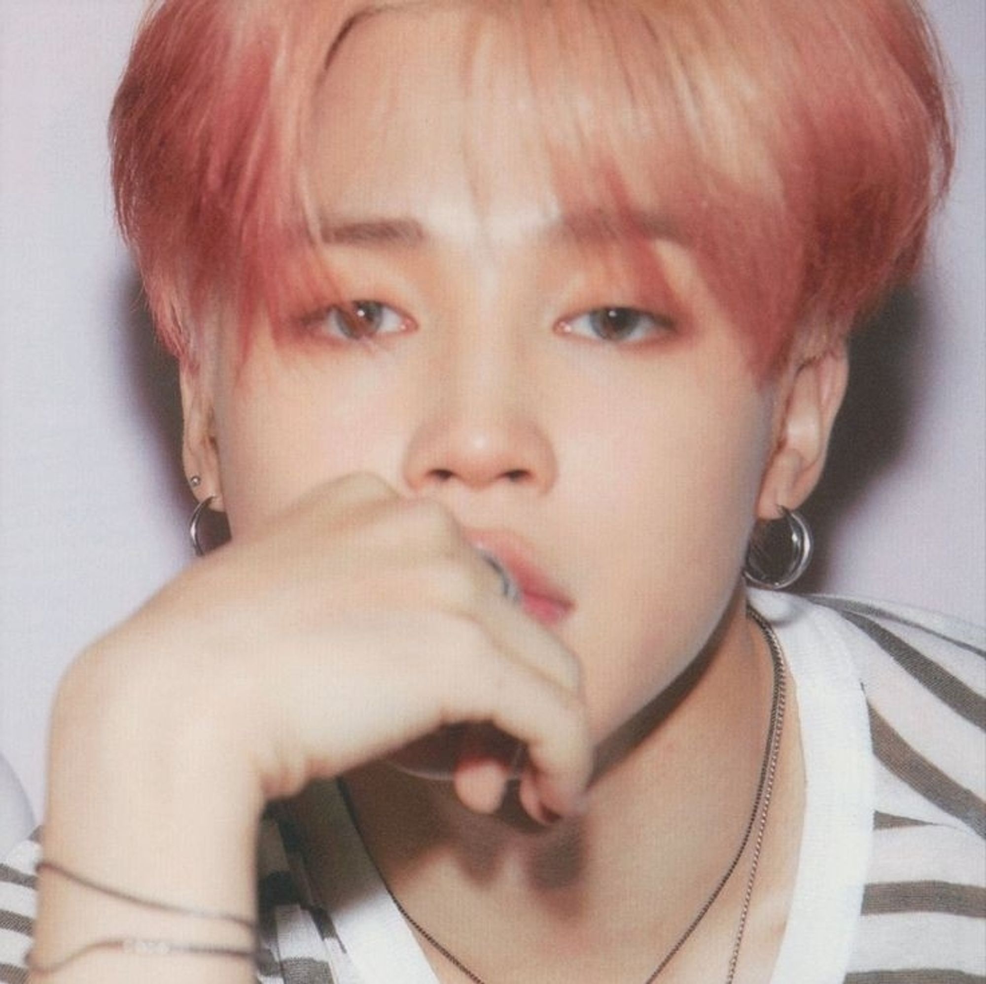 Park Jimin (BTS) de cabelo rosa