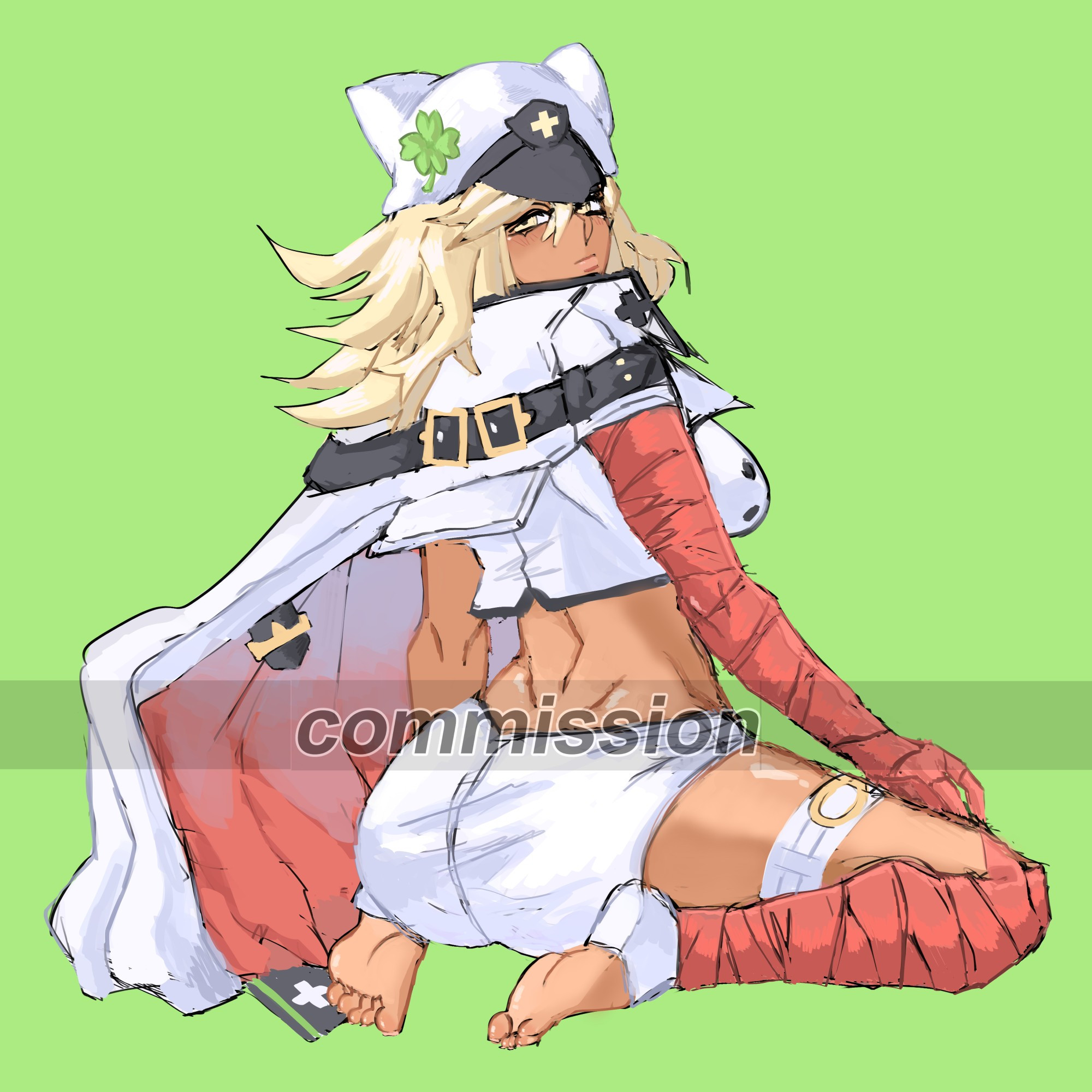 commissioned fanart of Ramlethal Valentine from Guilty Gear Strive