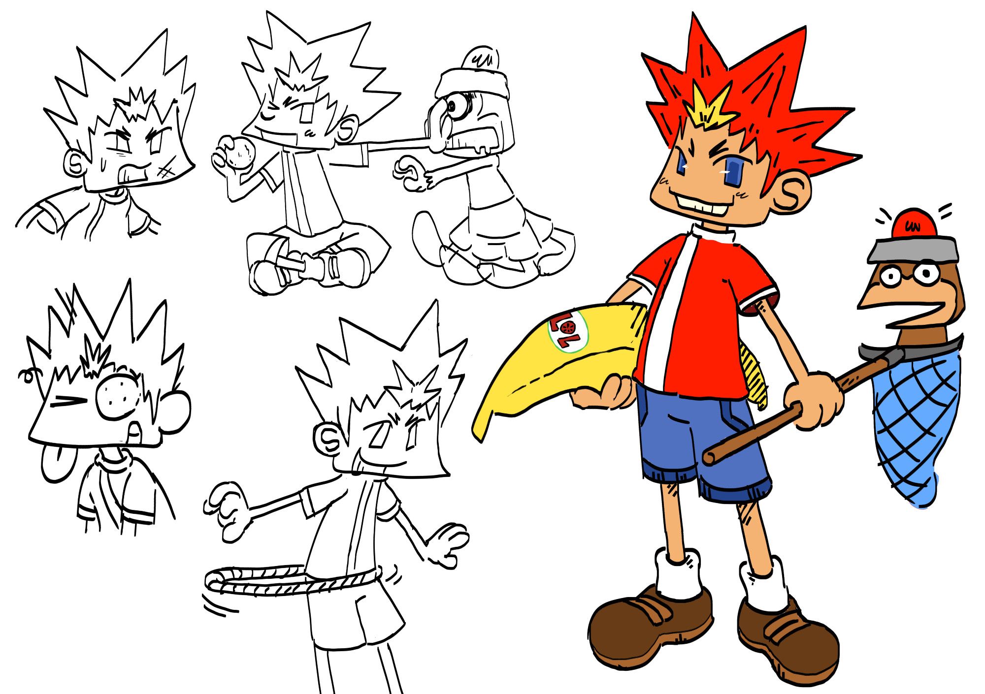 Character sheet of Spike from Ape Escape