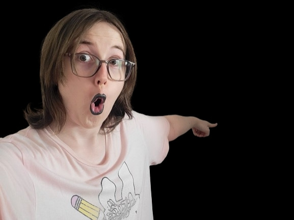 Png selfie of Revy
She's pointing back doing a poggers face