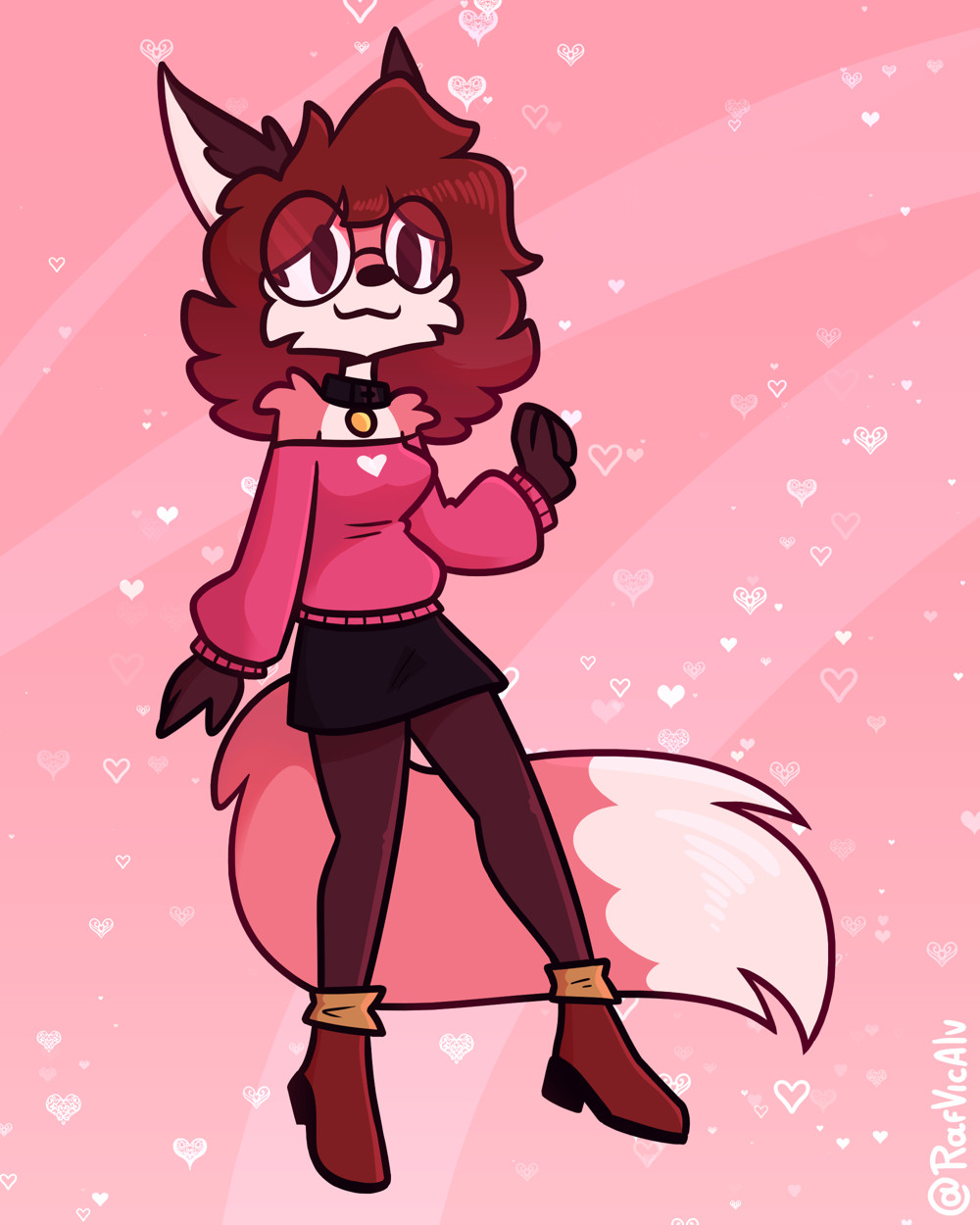 A Pink fox