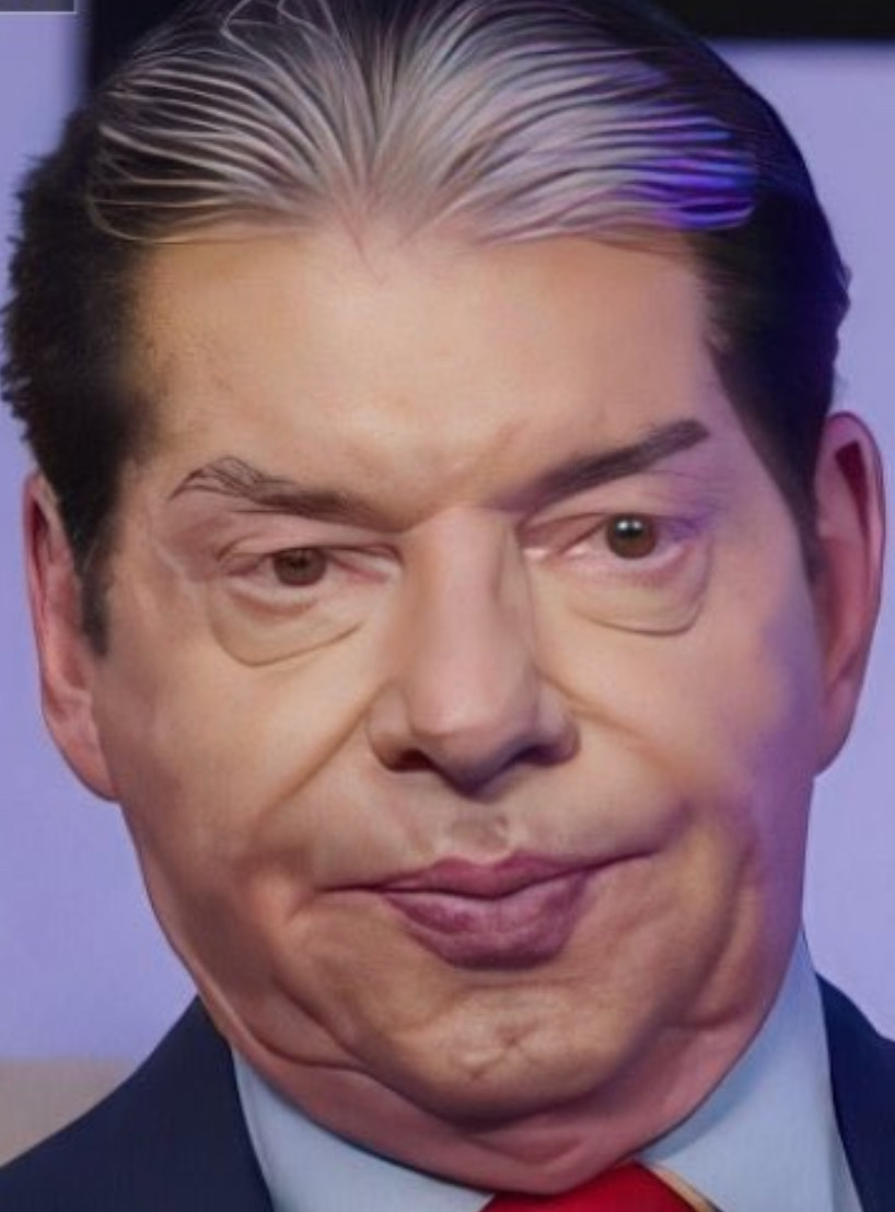 Vince McMahon's terrifying face
