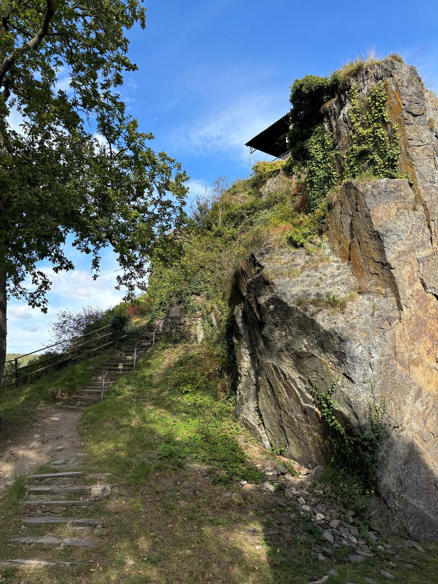 Treppenaufgang zur Burg