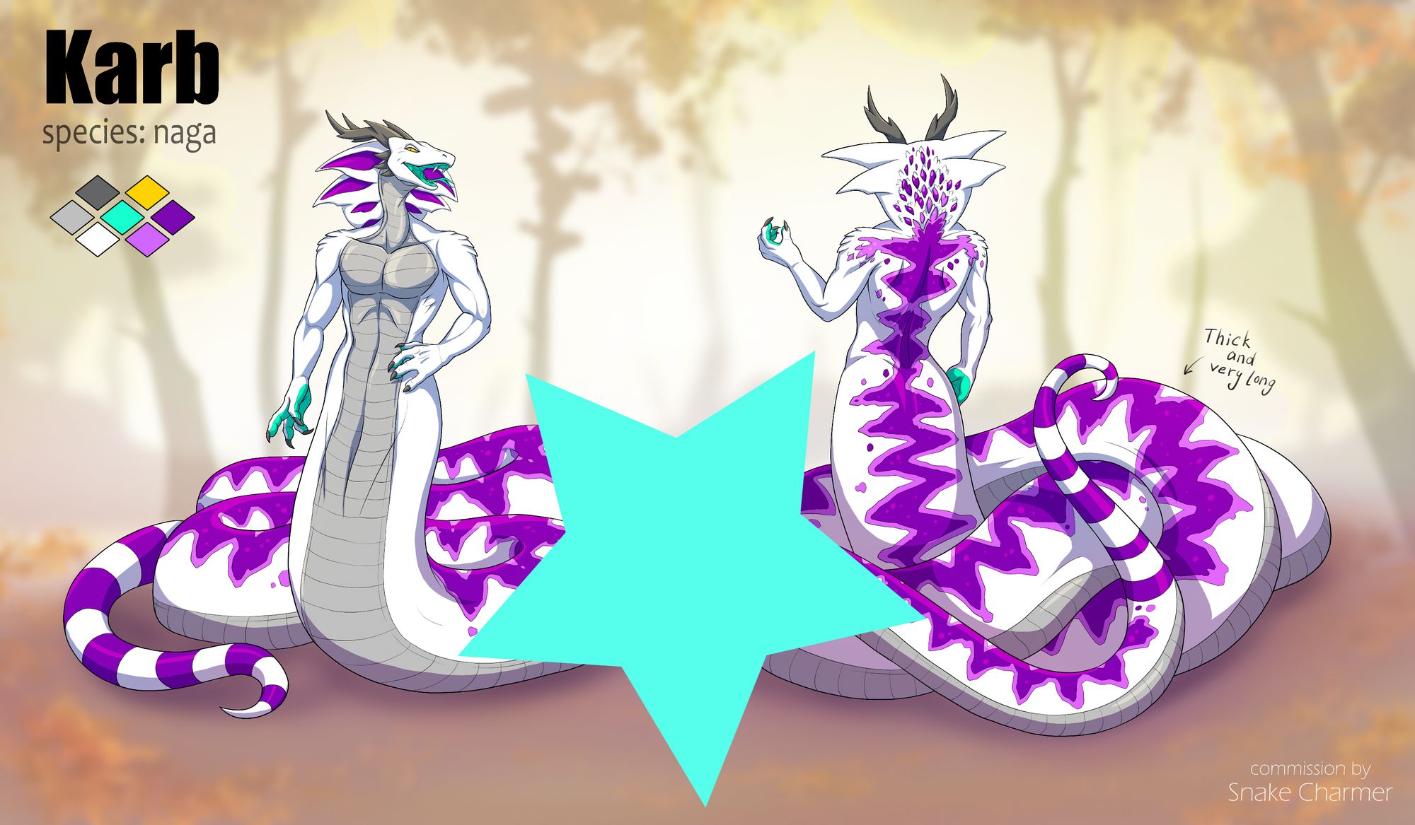 my new Naga-Refsheet!

the star in the middle is so it can't be easily appropriated