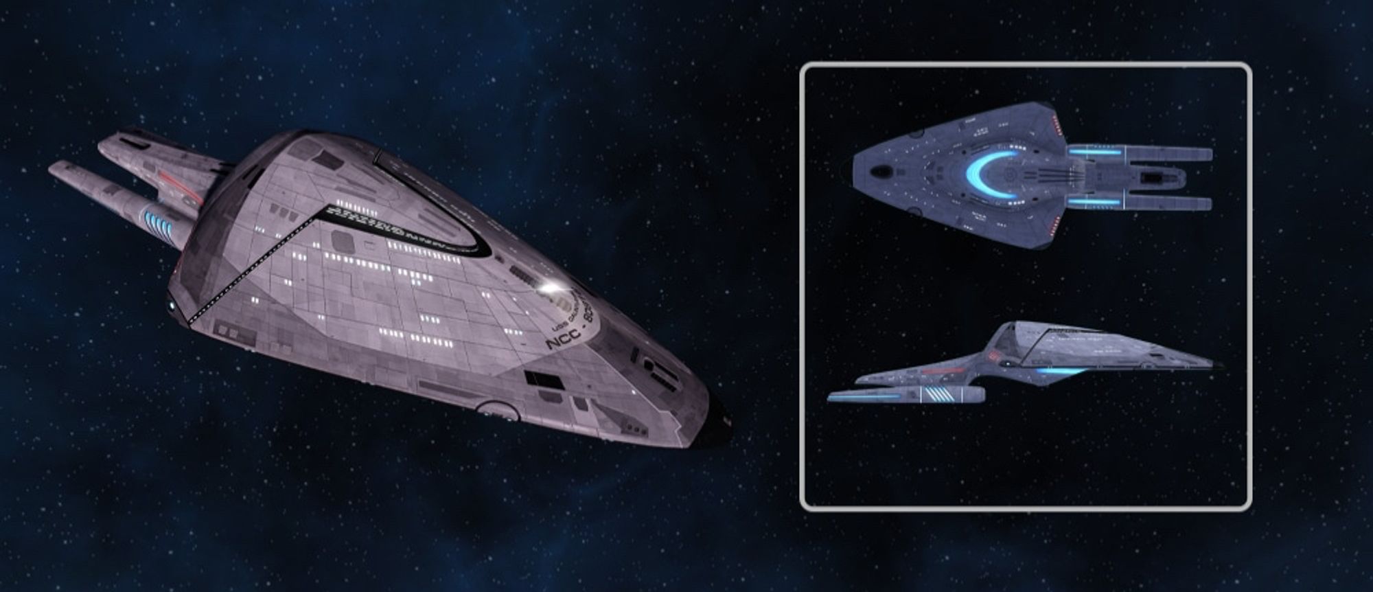 Profile, bottom and side views of the new Dauntless from Prodigy. The arrowhead shape remains, but on the side view the elegant curve is interrupted halfway through. The best comparison I can think of is it feels like a shoe or a slipper that covers the toes but leaves the ankles completely exposed.