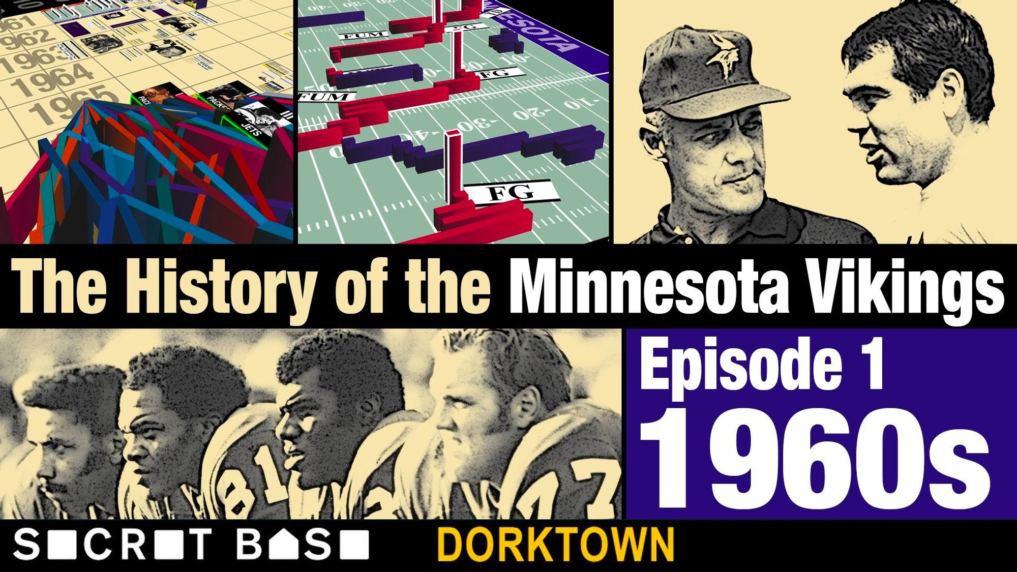 thumbnail: The History of the Minnesota Vikings, Episode 1 (1960s). Secret Base | Dorktown