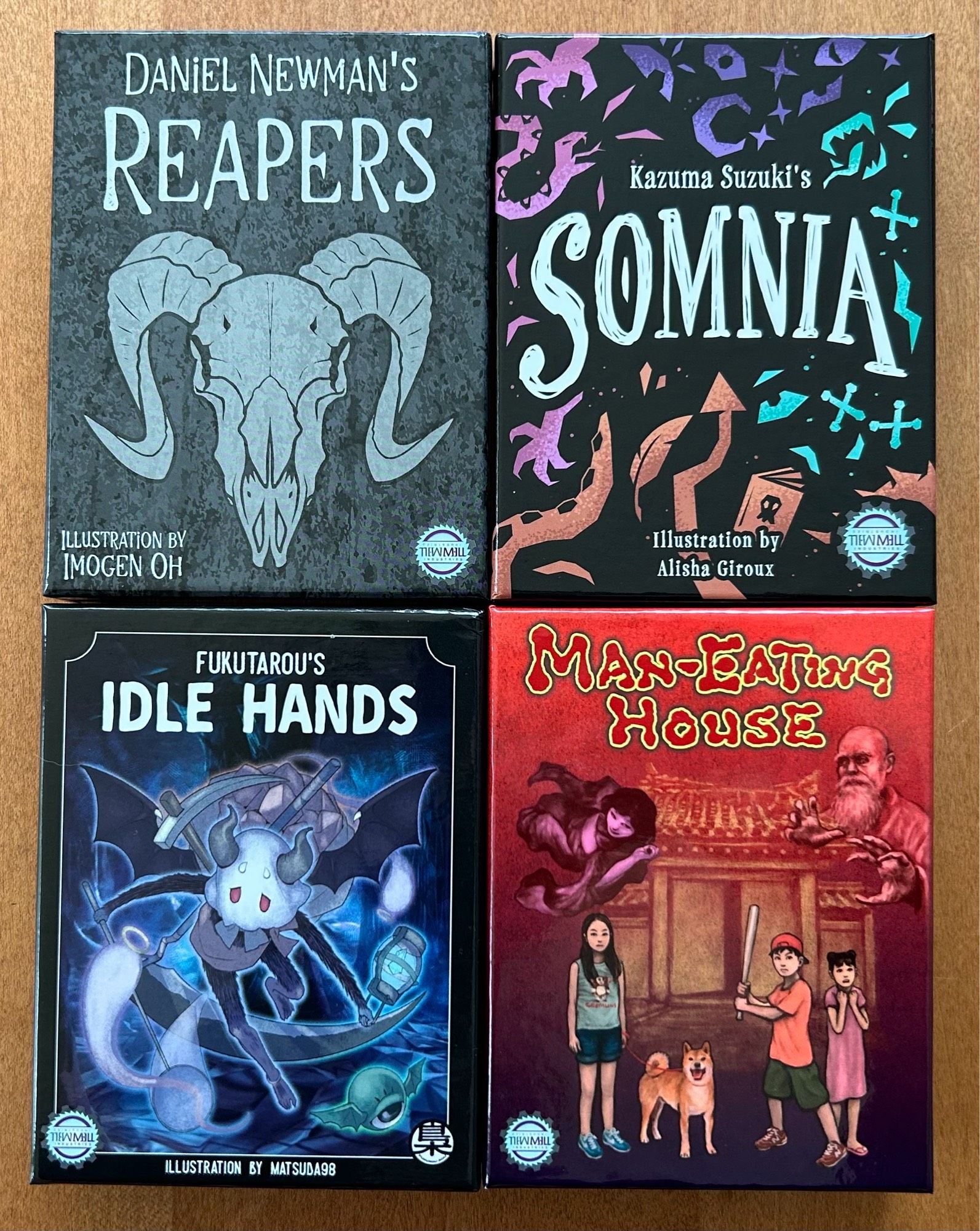 Reapers, Somnia, Idle Hands, Man-Eating House