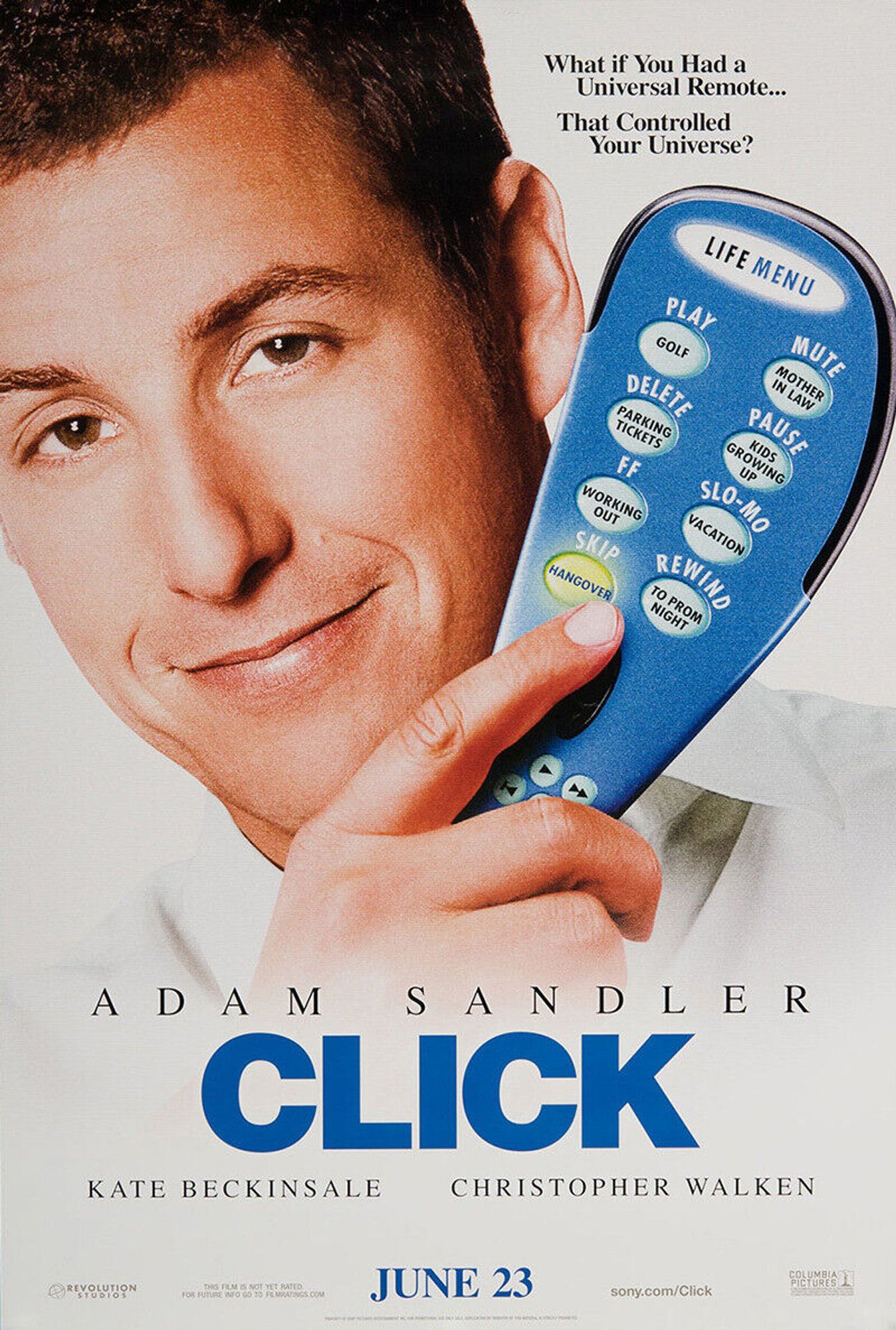 adam sandler in the movie click holder the clicker