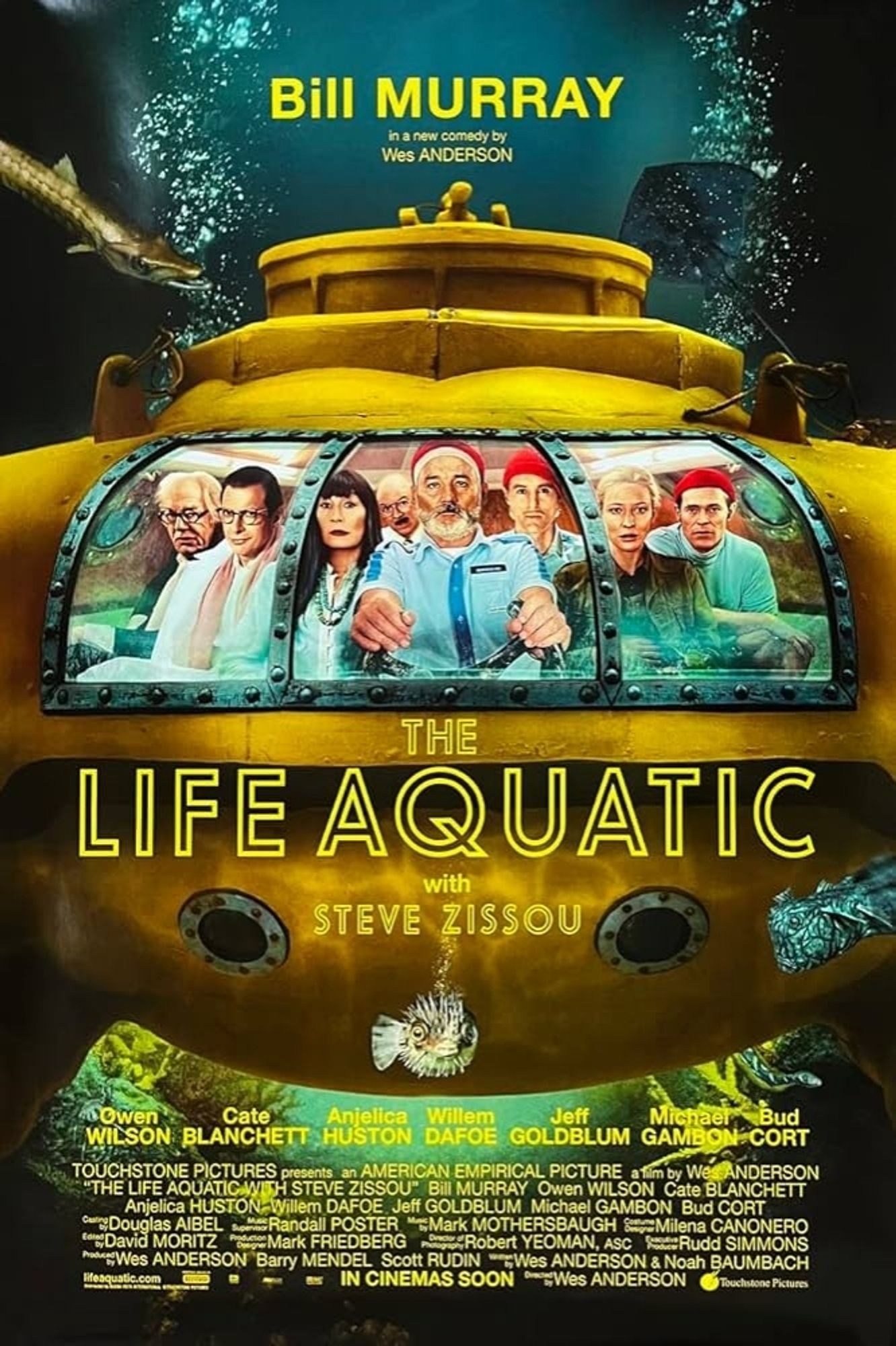 Movie poster
The life aquatic with Steve zissou