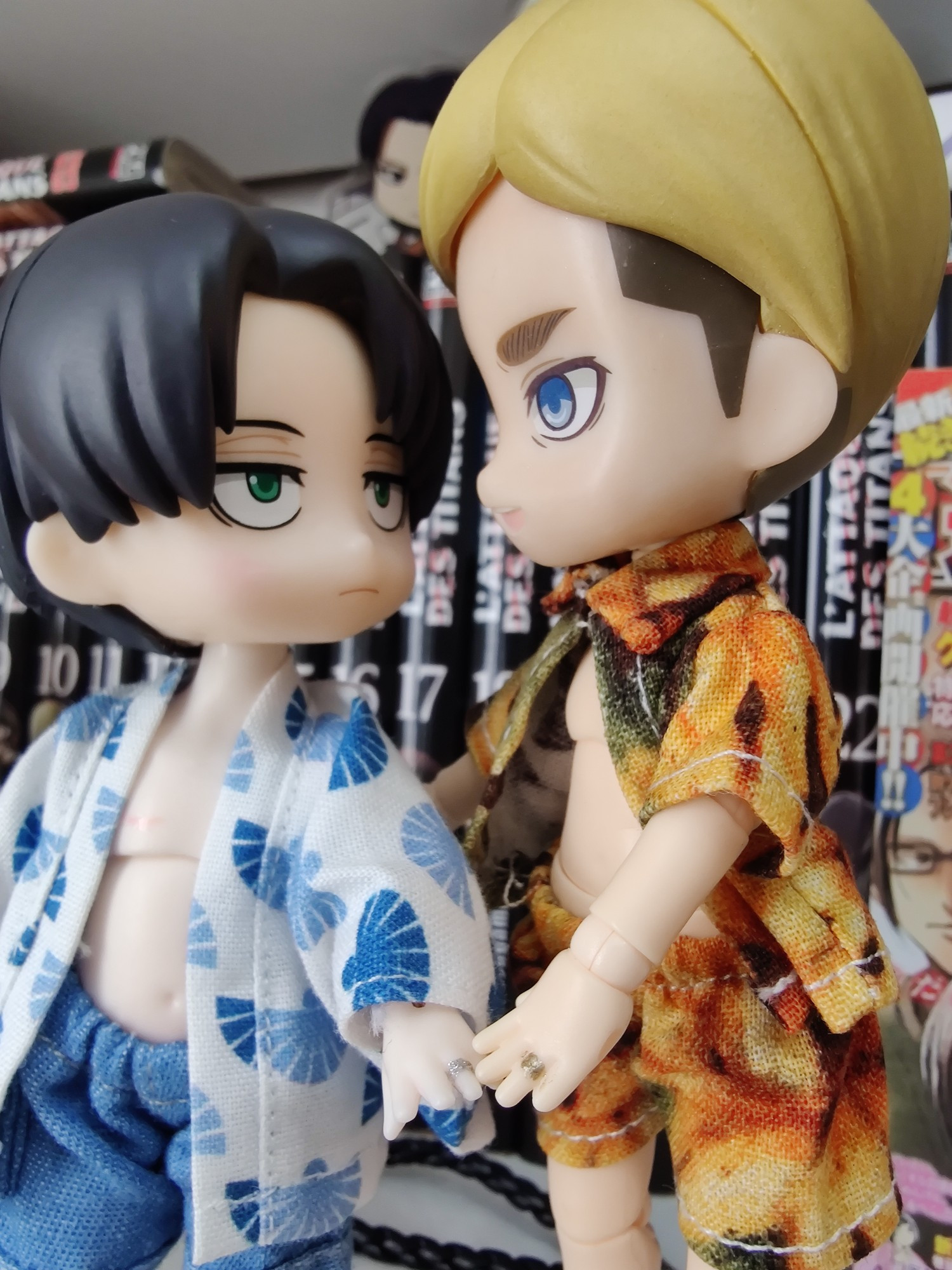 eruri nendoroids with wedding rings