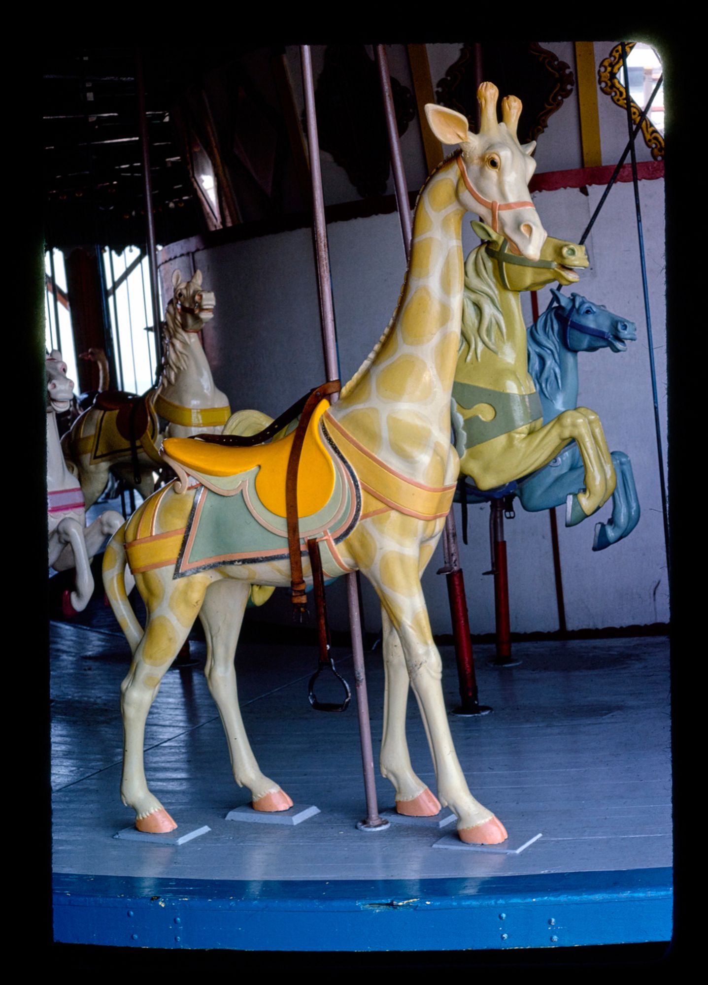 carousel giraffe, point pleasant, new jersey, 1978